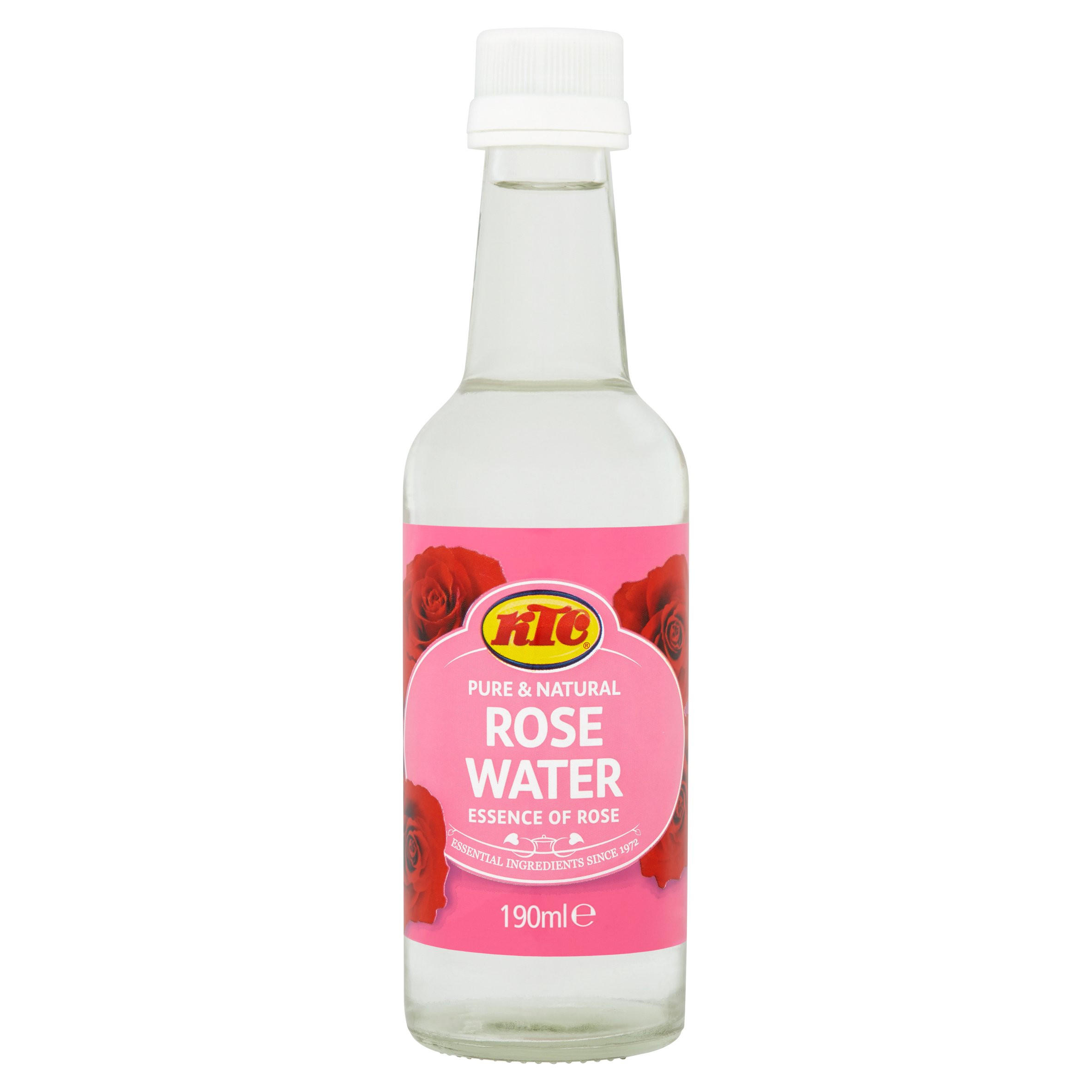 KTC Pure & Natural Rose Water 190ml | Home Baking | Iceland Foods