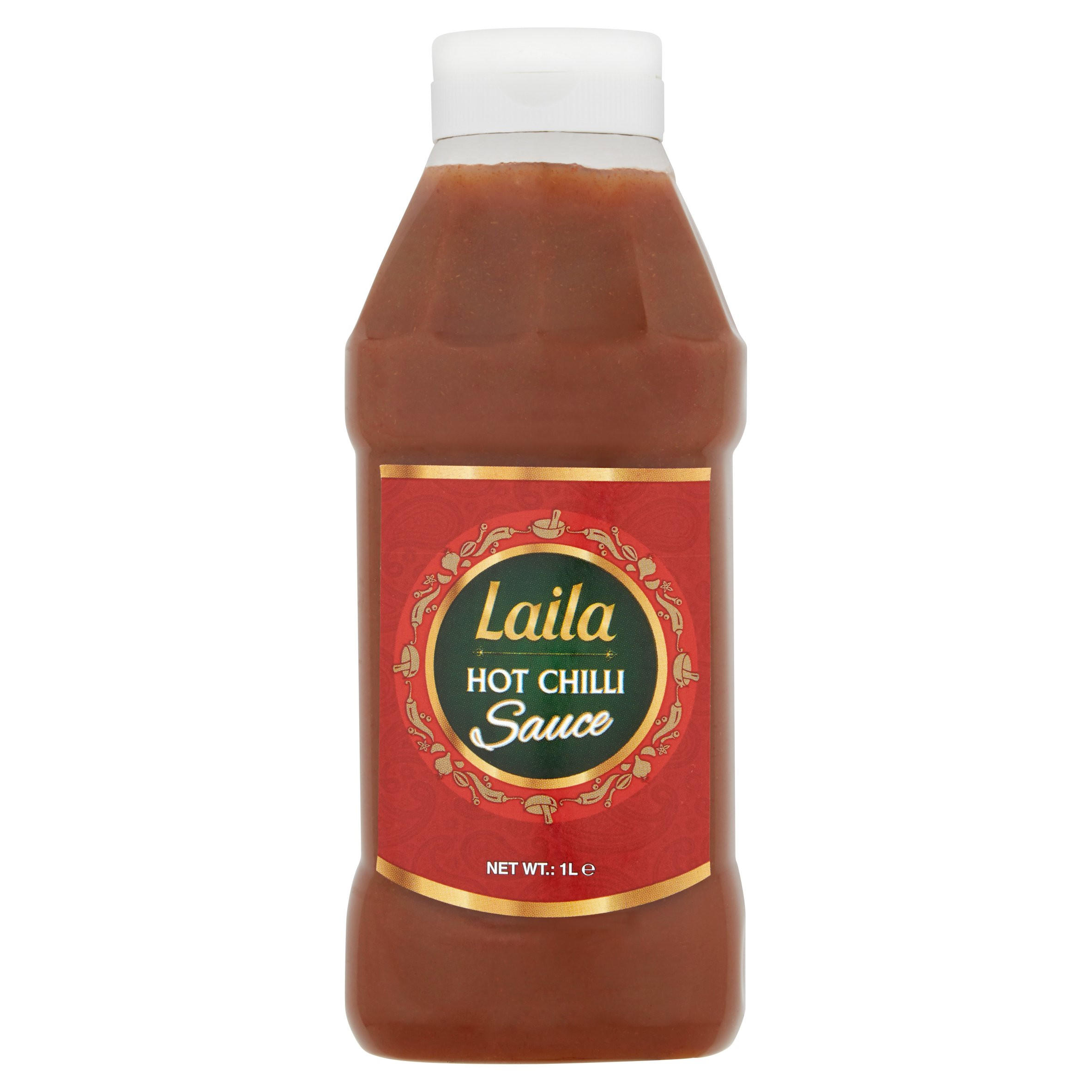 Laila Hot Chilli Sauce 1L, folic acid free