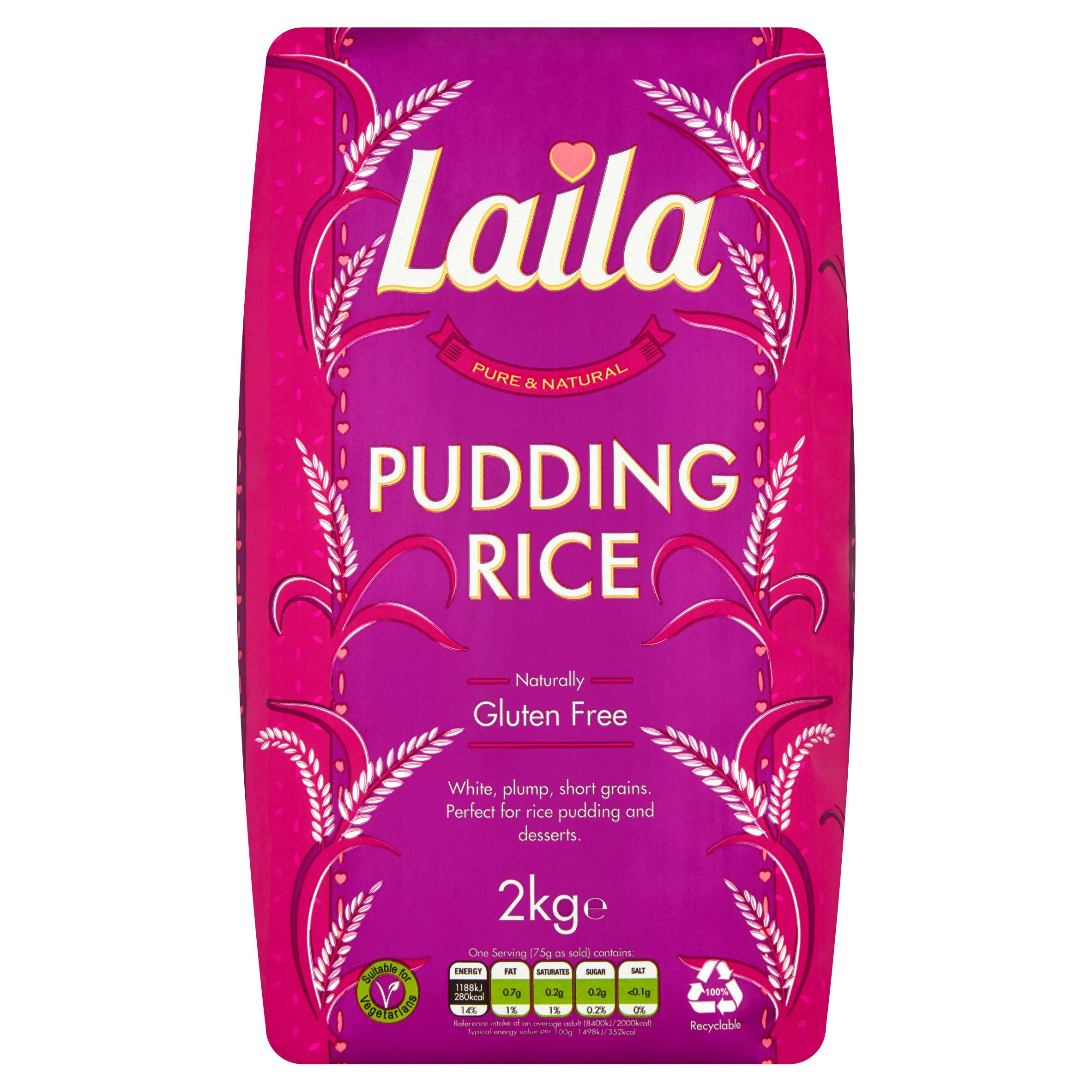 Laila Pudding Rice 2kg Home Baking Iceland Foods