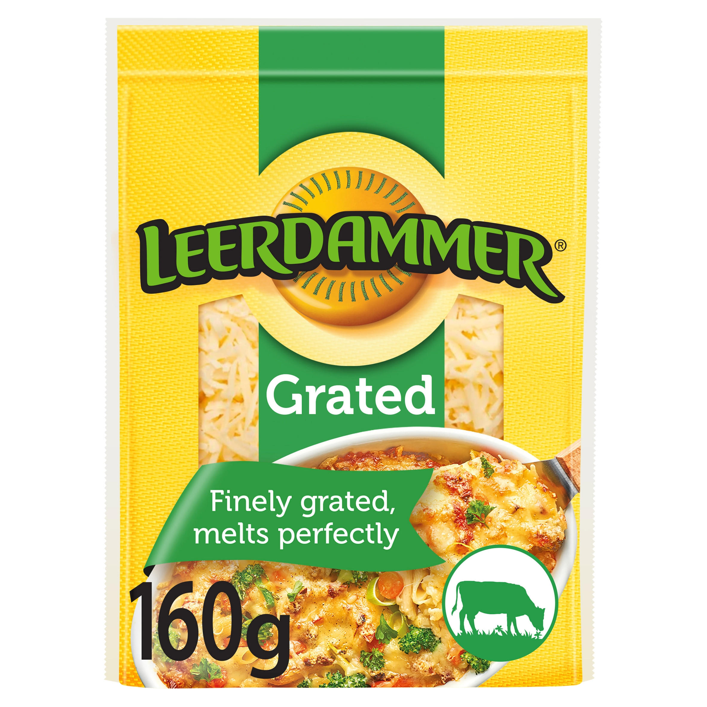 Leerdammer Original Grated 160g Grated & Sliced Cheese Iceland Foods