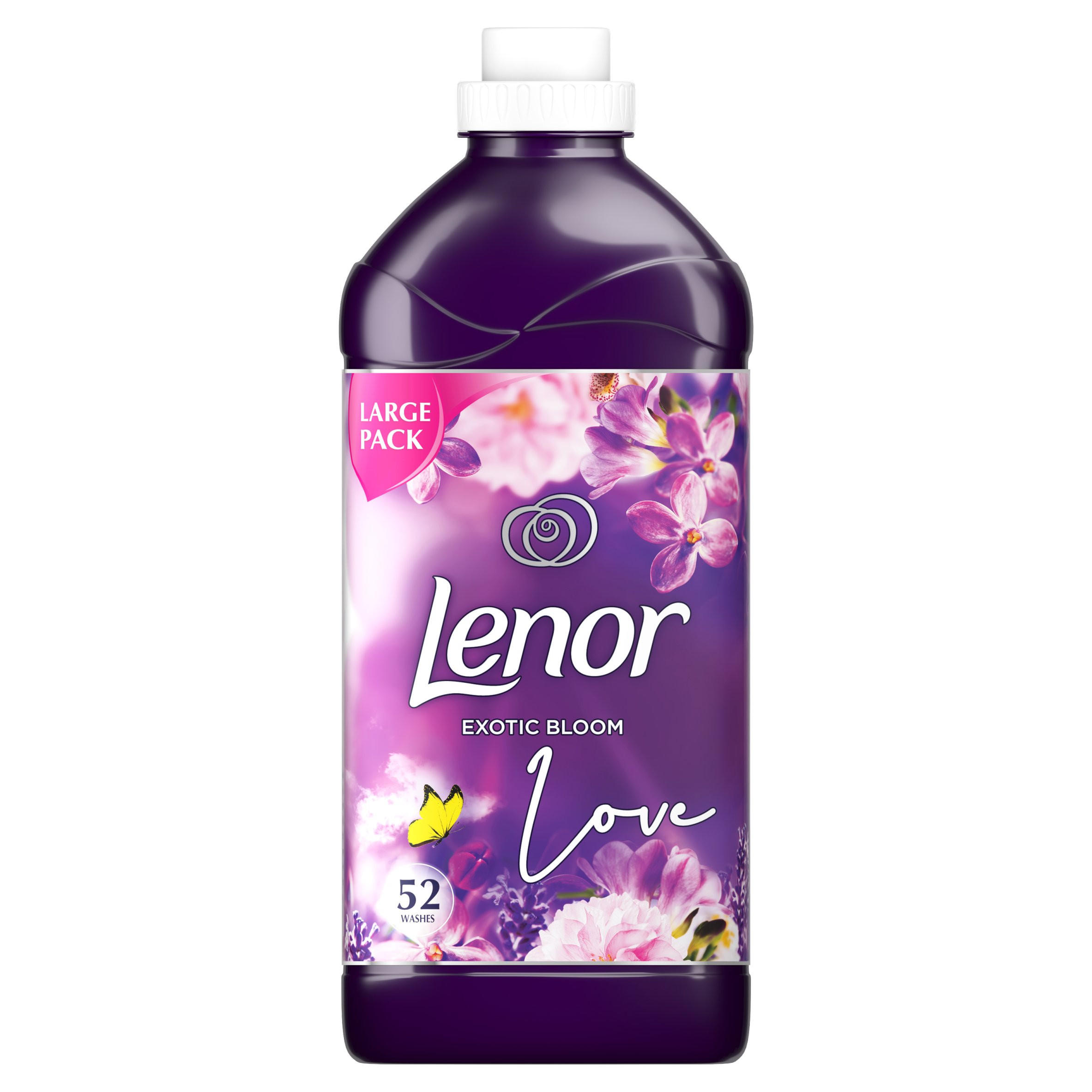 Lenor Fabric Conditioner Exotic Bloom 1.82L, 52 Washes Fabric