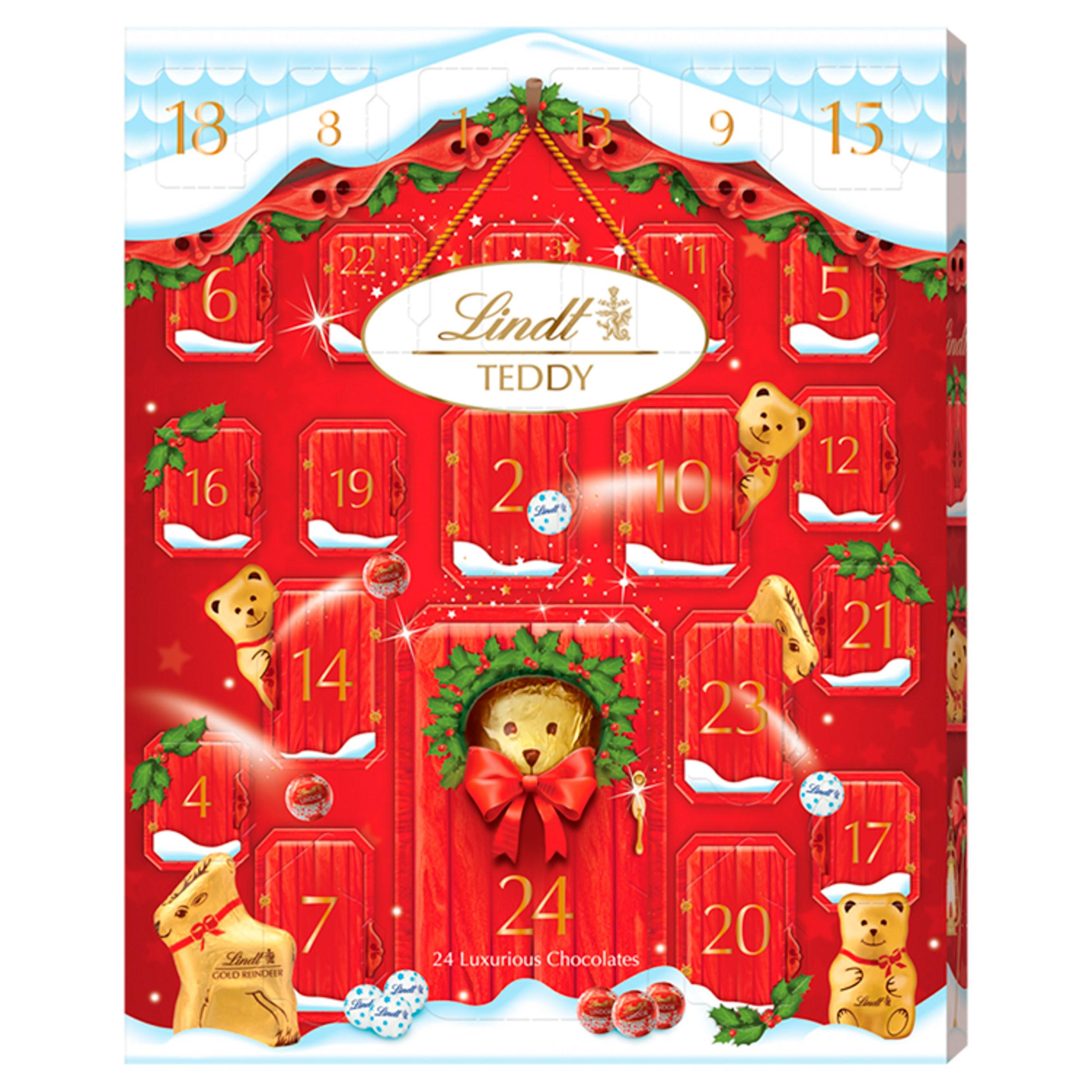 Lindt Teddy Chocolate Advent Calendar 250g Advent Calendars Iceland