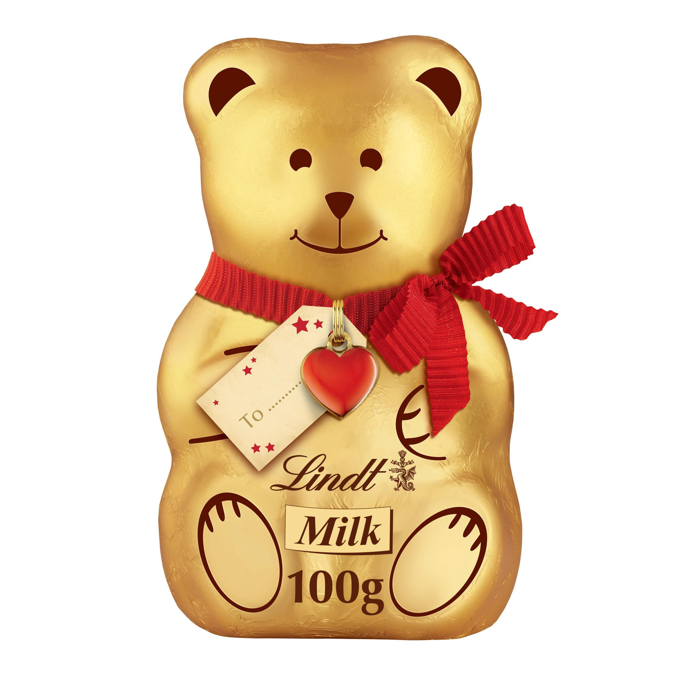 Teddy Milk Chocolate with Gift Tag 100g