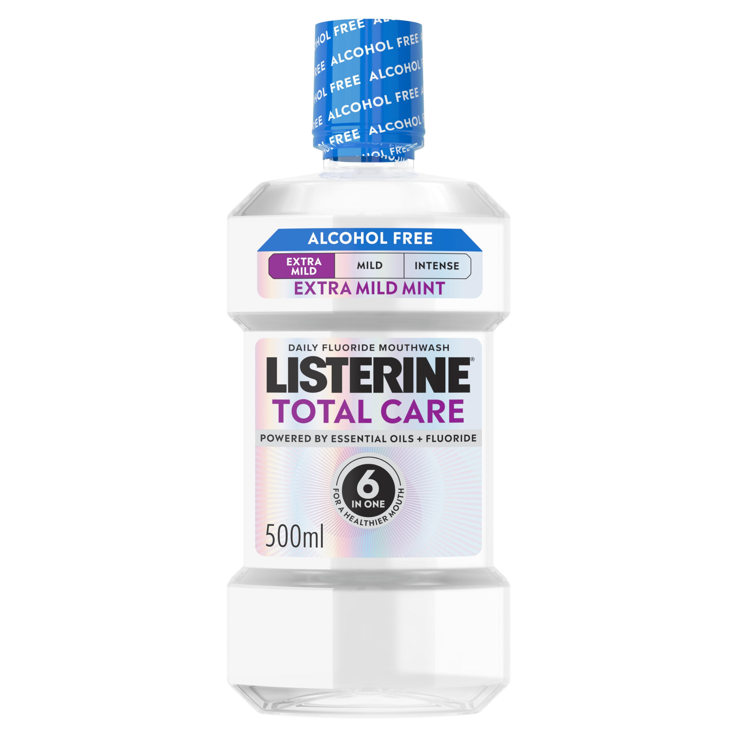Listerine Total Care Extra Mild Alcohol Free Mouthwash 500ml