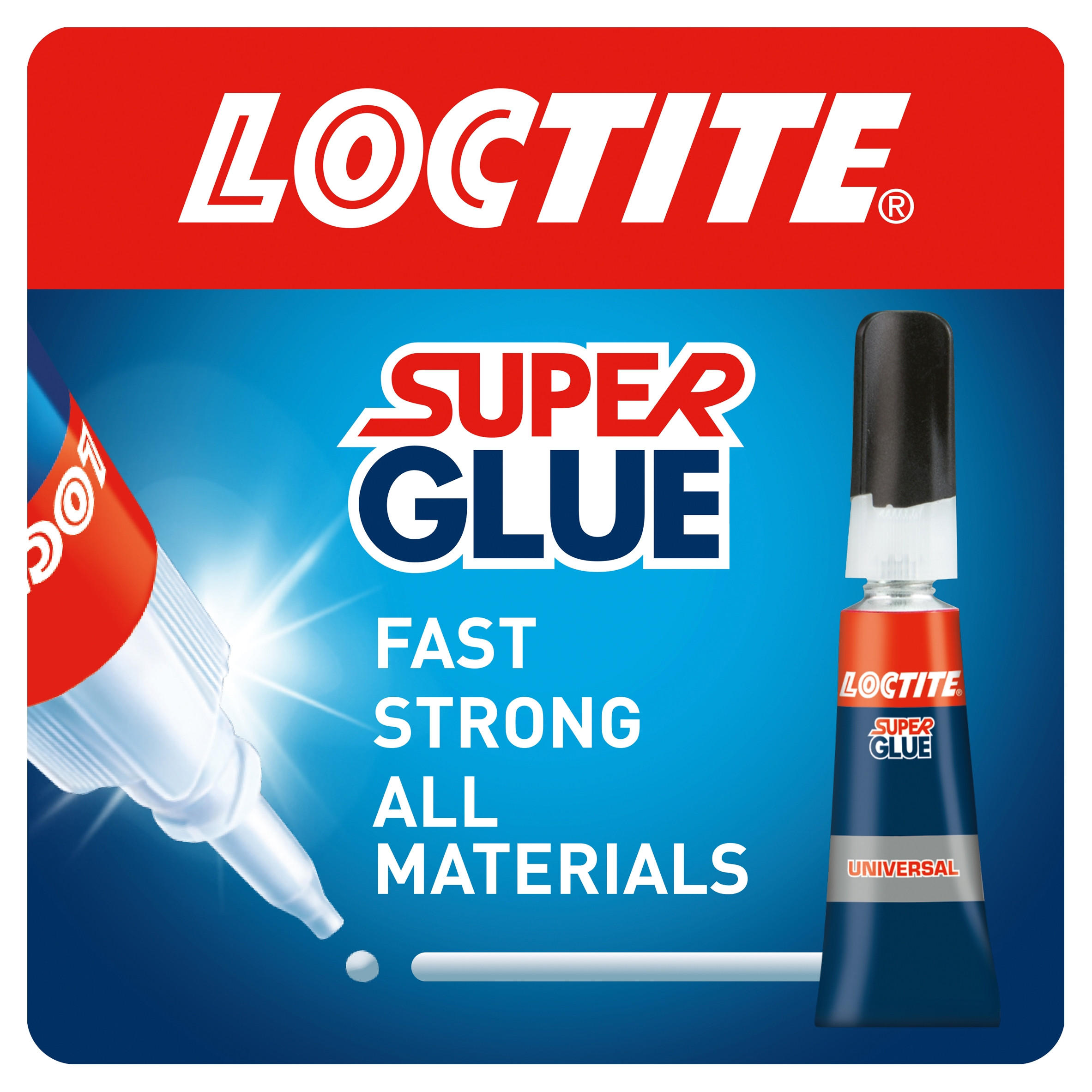  Loctite Super Glue -Glass - 3ml Tube : Industrial