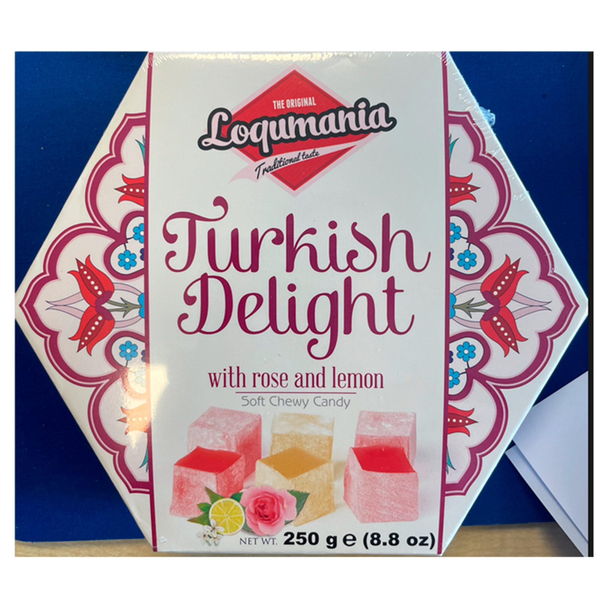 Loqumania The Original Turkish Delight with Rose and Lemon Flavour 250g