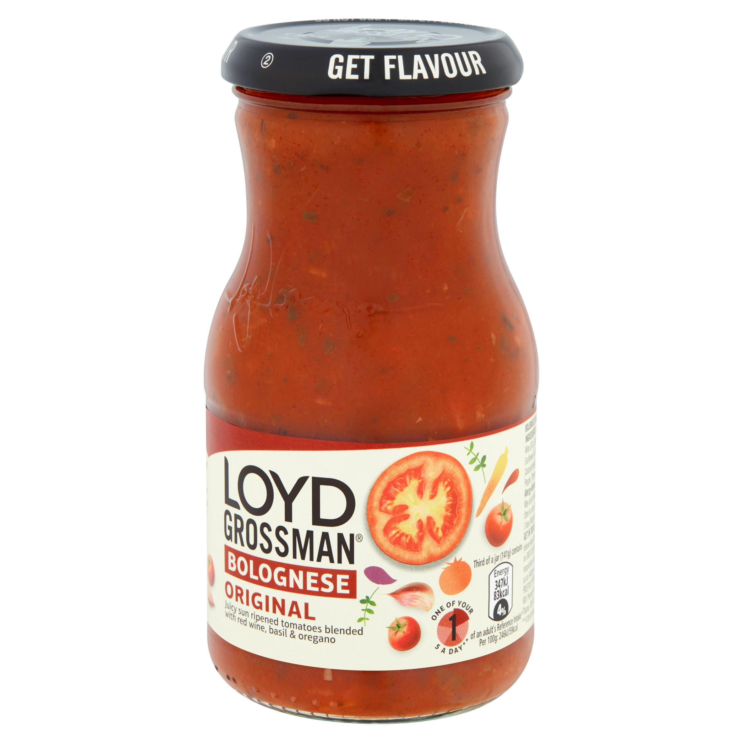 Loyd Grossman Bolognese Original Sauce 425g | Traditional Sauces ...