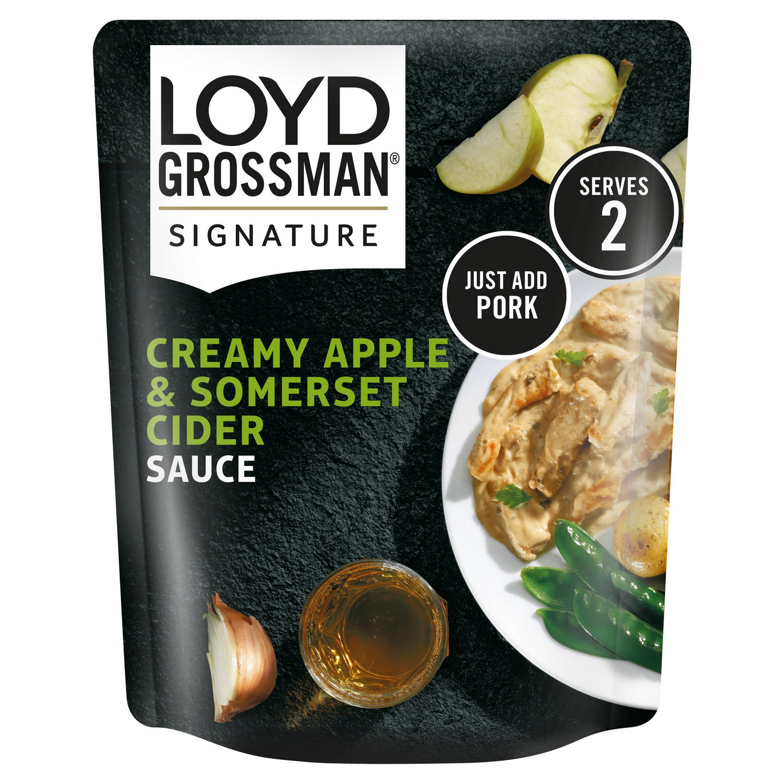 Loyd Grossman Signature Creamy Apple & Somerset Cider Sauce 330g ...