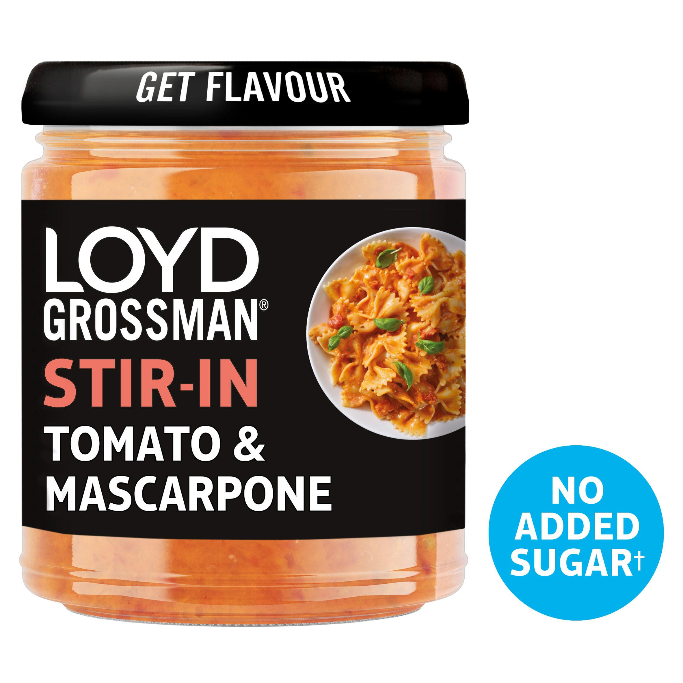 Loyd Grossman Stirin Pasta Sauces Tomato & Mascarpone 185g Pasta