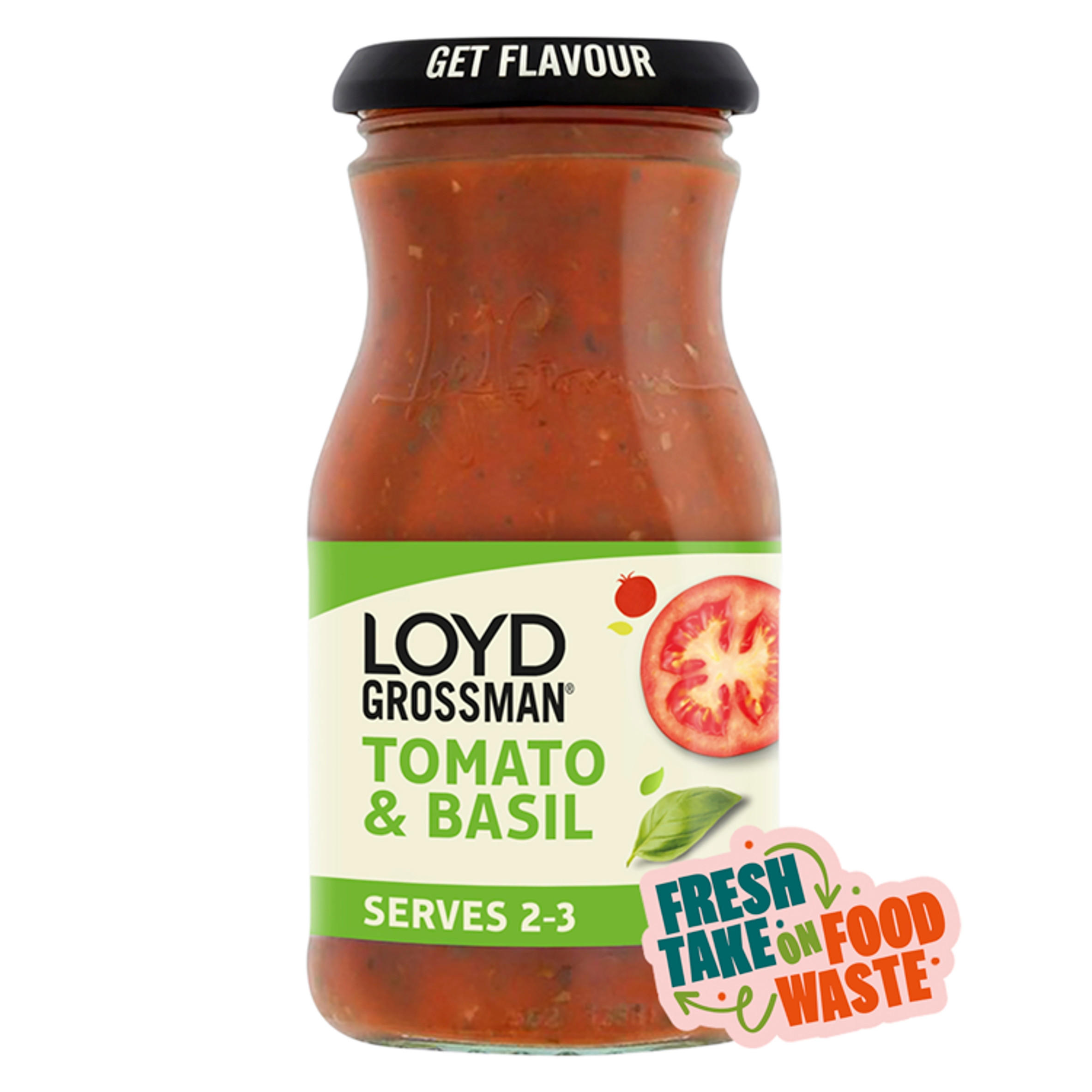 Loyd Grossman Tomato & Basil 350g Traditional Sauces Iceland Foods