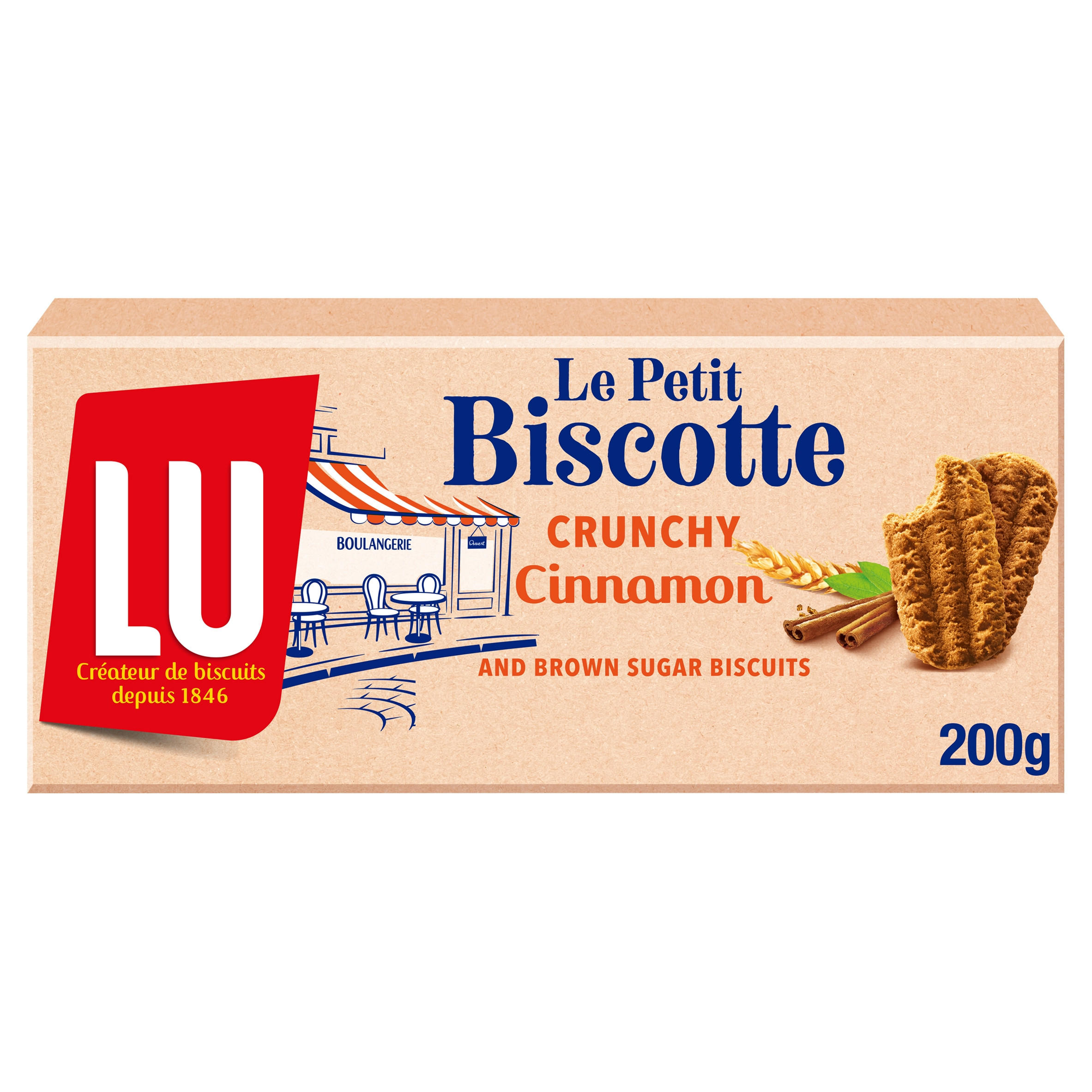 LU Crunchy Cinnamon and Brown Sugar Biscuits 200g Biscuits & Crackers