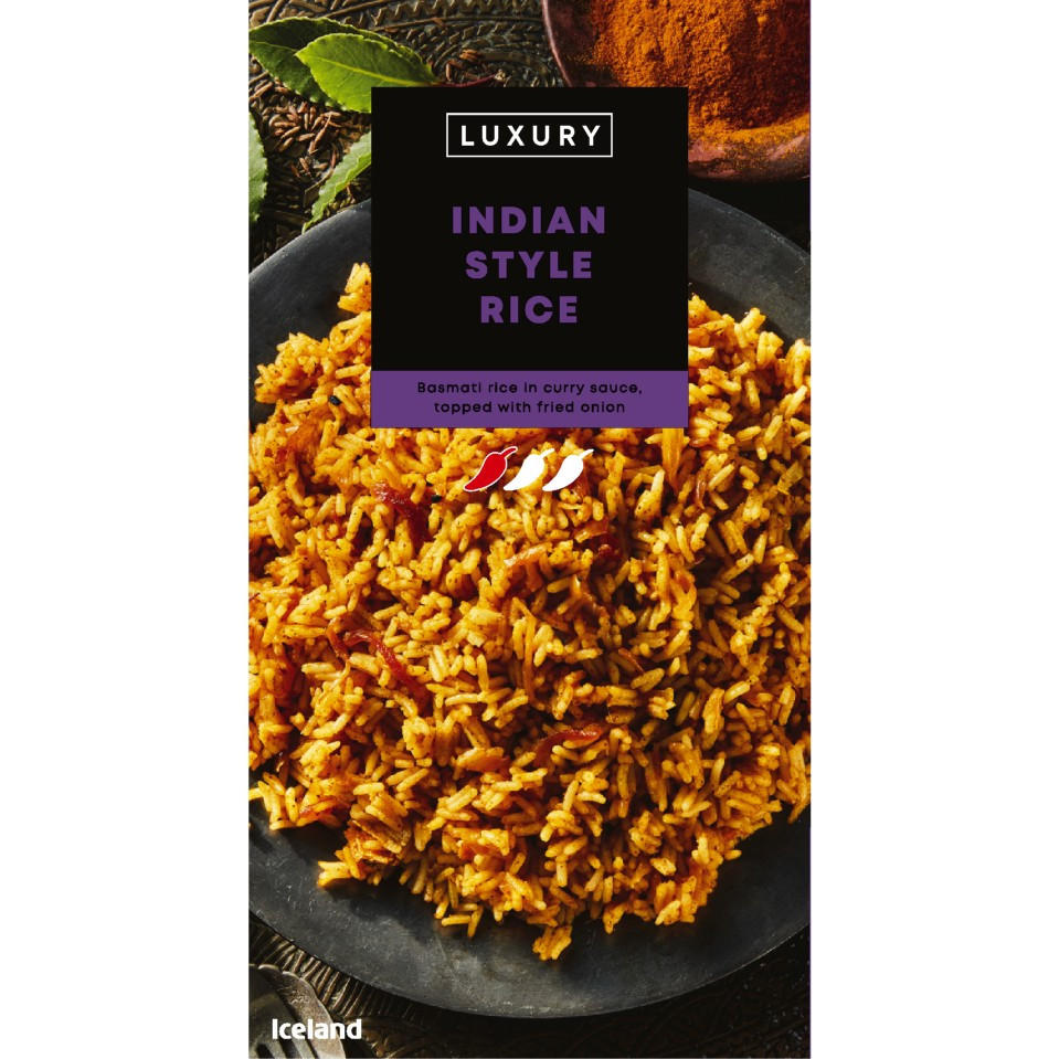 Iceland Indian Style Rice 265g, folic acid free
