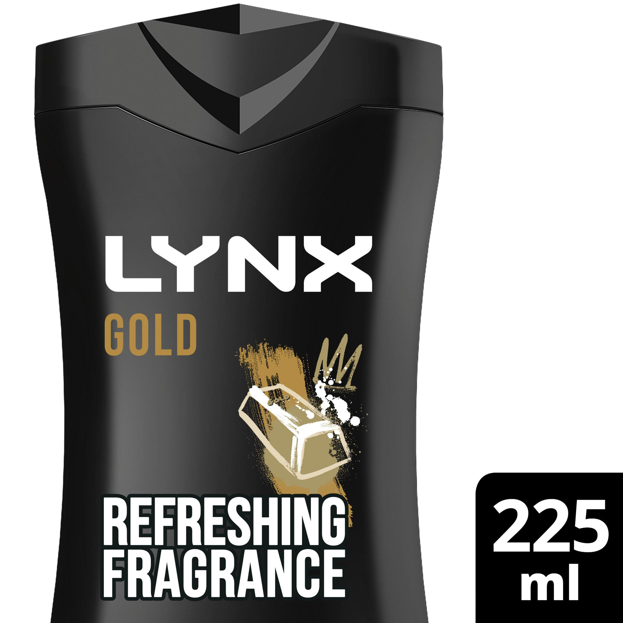 Lynx Lynx Gold Shower Gel Gold 225 ML Mens Toiletries Iceland Foods