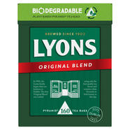 Lyons Tea Original 160 Tea Bags 464g Breakfast Tea Iceland Foods
