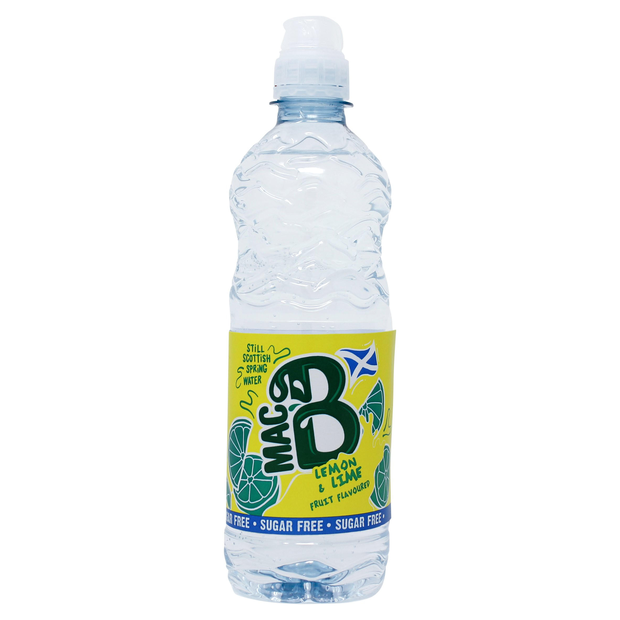 Mac B Still Scottish Spring Water Lemon & Lime Fruit Flavoured 500ml Still & Flavoured Water