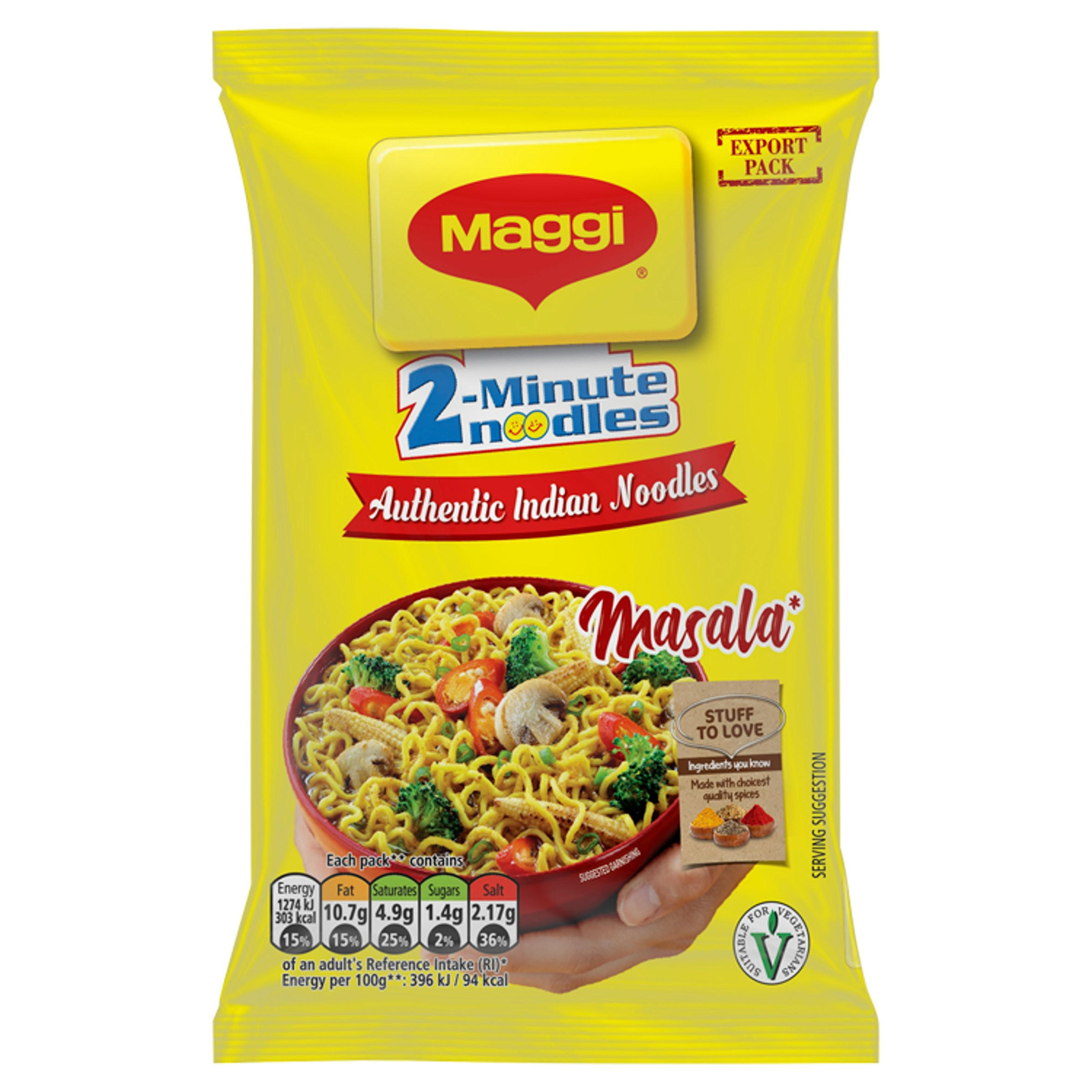 Maggi 2 Minute Authentic Indian Masala Spicy Instant Noodles 70g