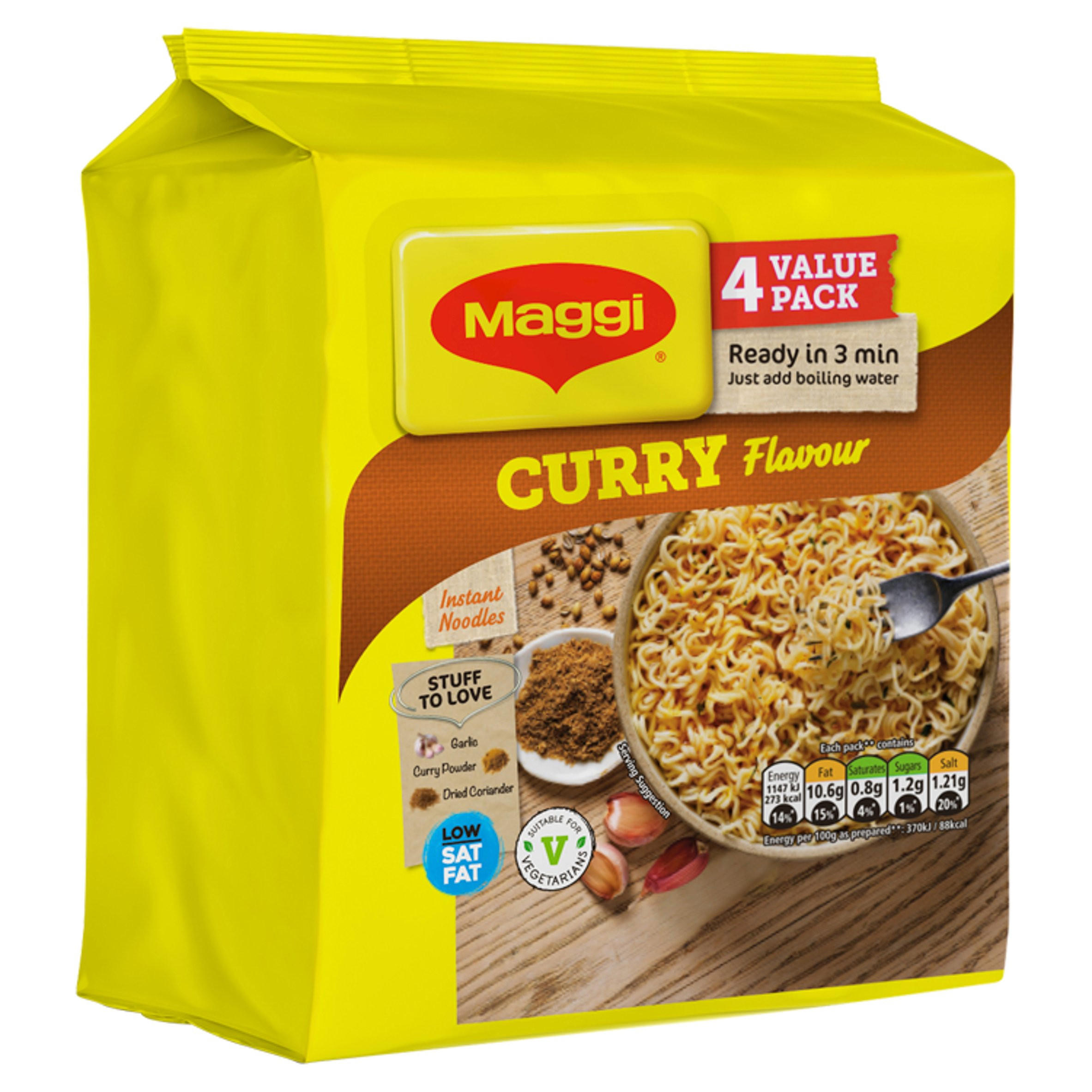 Maggi Minute Instant Noodles Curry Flavour X G Noodles