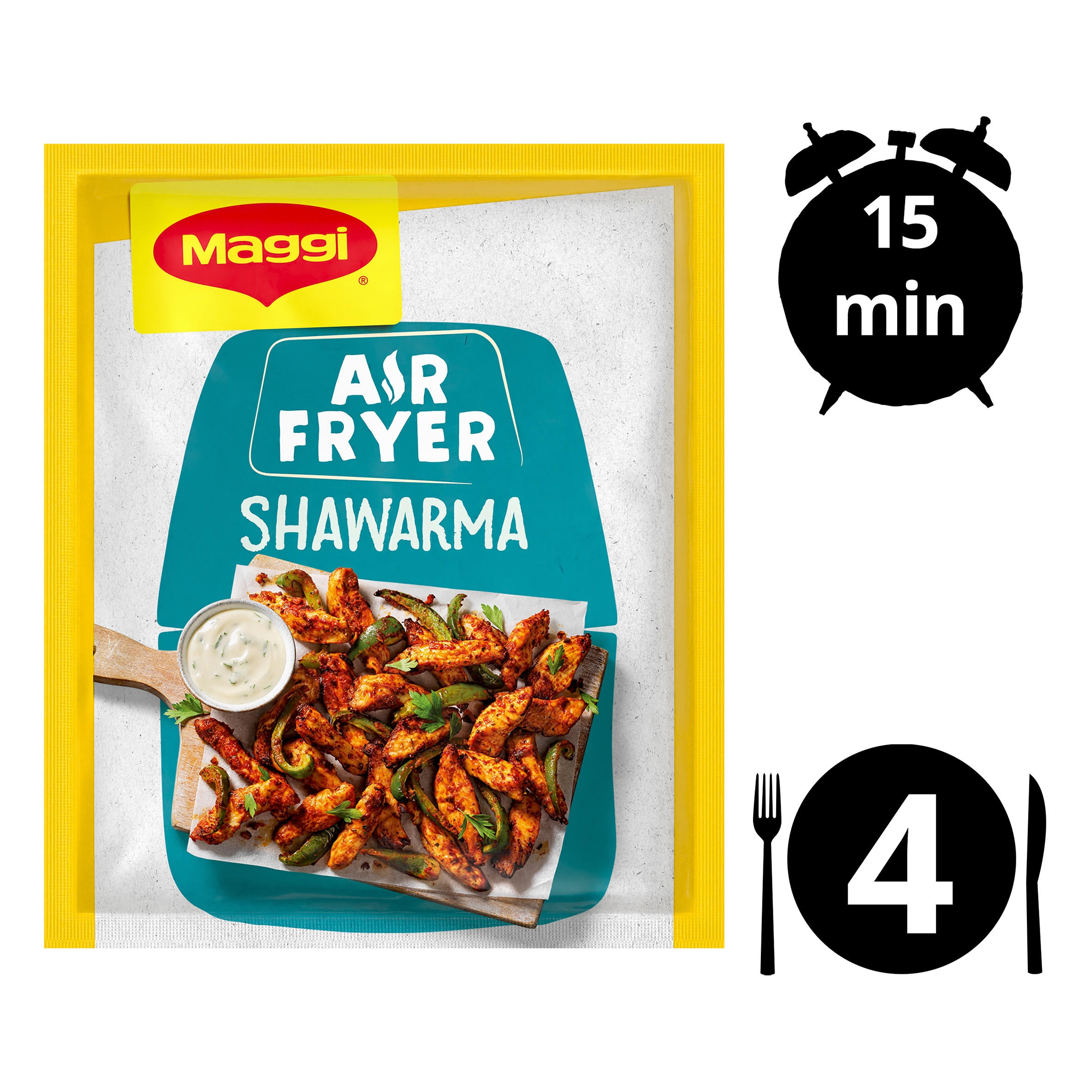 Maggi Air Fryer Shawarma Herbs and Spices Recipe Mix 25g Indian and