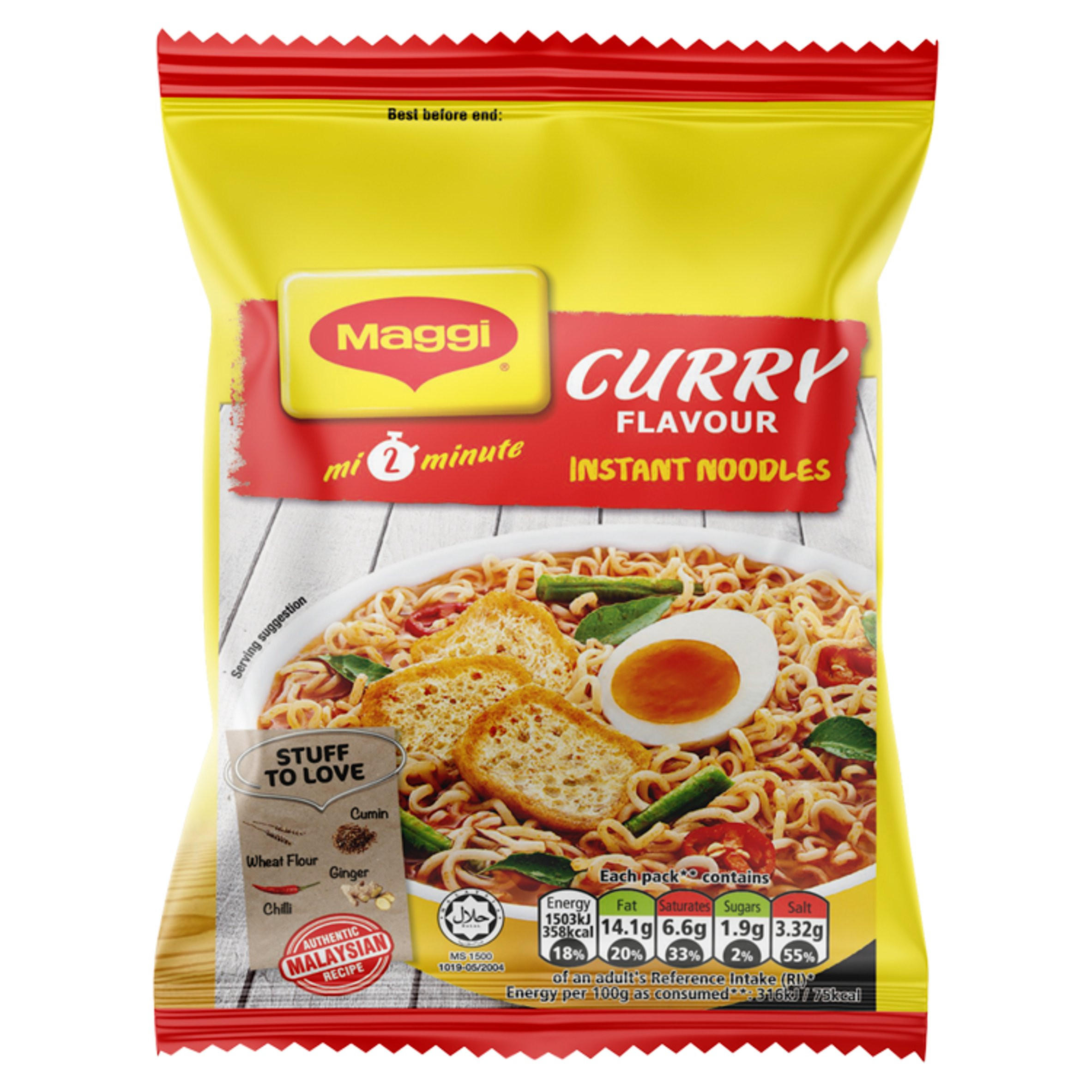 Maggi Curry Flavour Instant Noodles 79g Noodles Iceland Foods