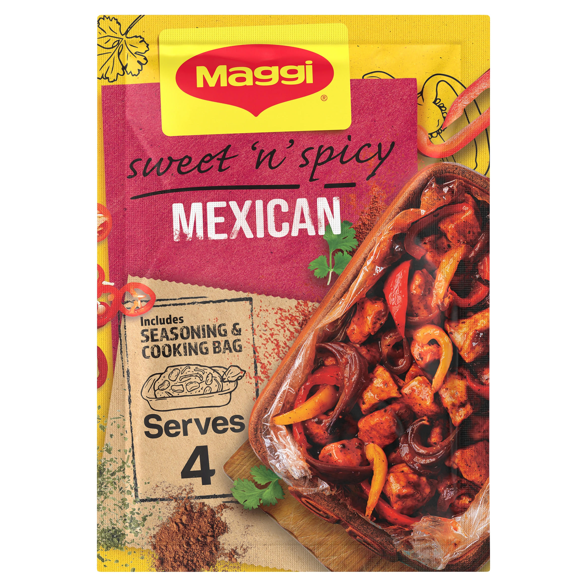 Maggi Mexican 40g Packet Mixes Iceland Foods