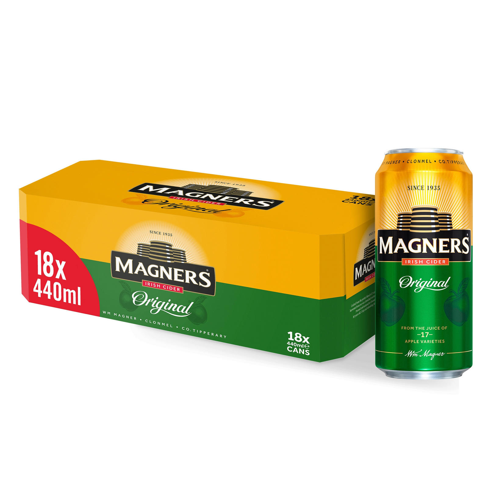 Magners Original Apple Irish Cider 18 x 440ml | Cider | Iceland Foods