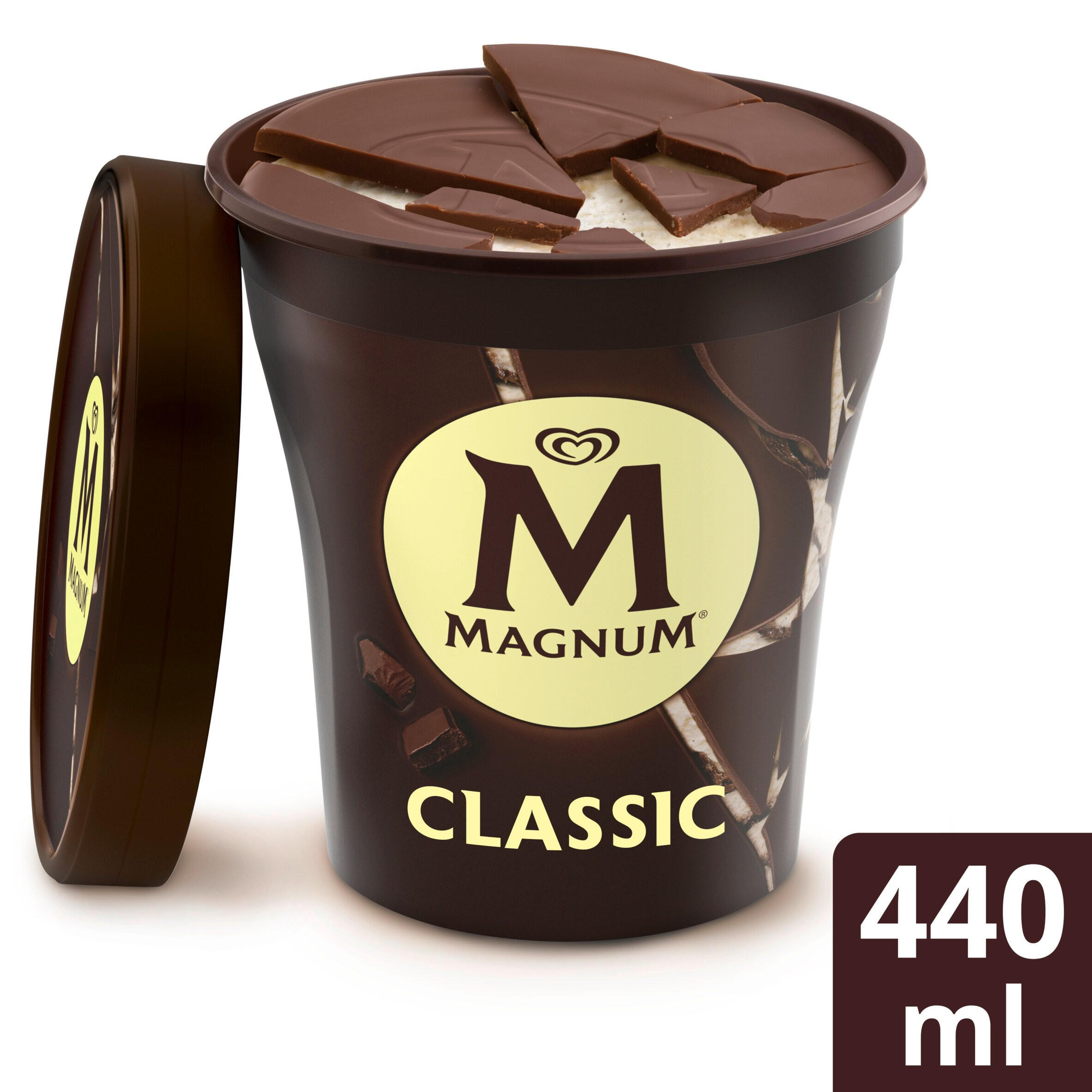 Magnum Classic Ice Cream 440ml Ice Cream Tubs Iceland Foods