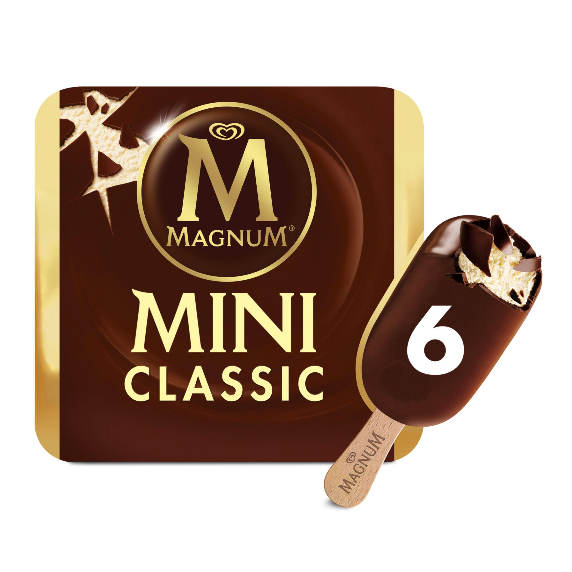 Magnum Classic Ice Cream 6 x 55 ml | Ice Cream Cones, Sticks & Bars ...