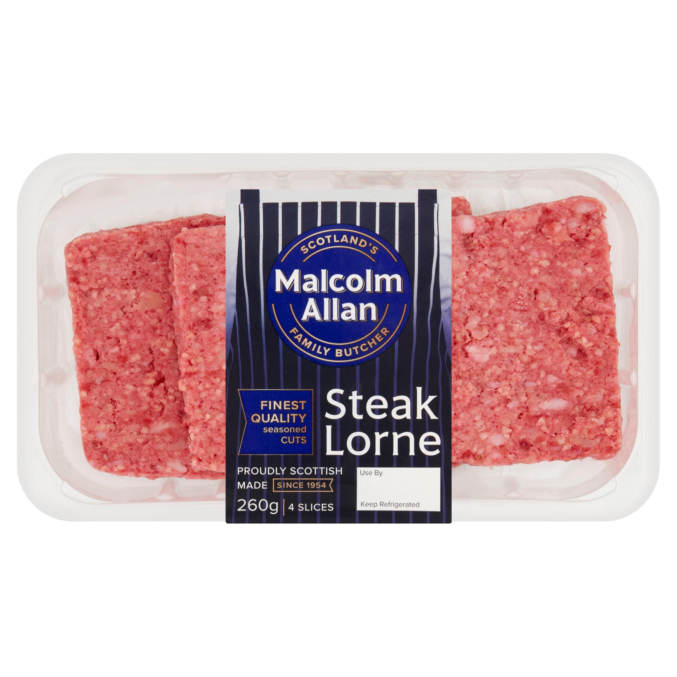 Malcolm Allan 4 Steak Lorne Slices 260g