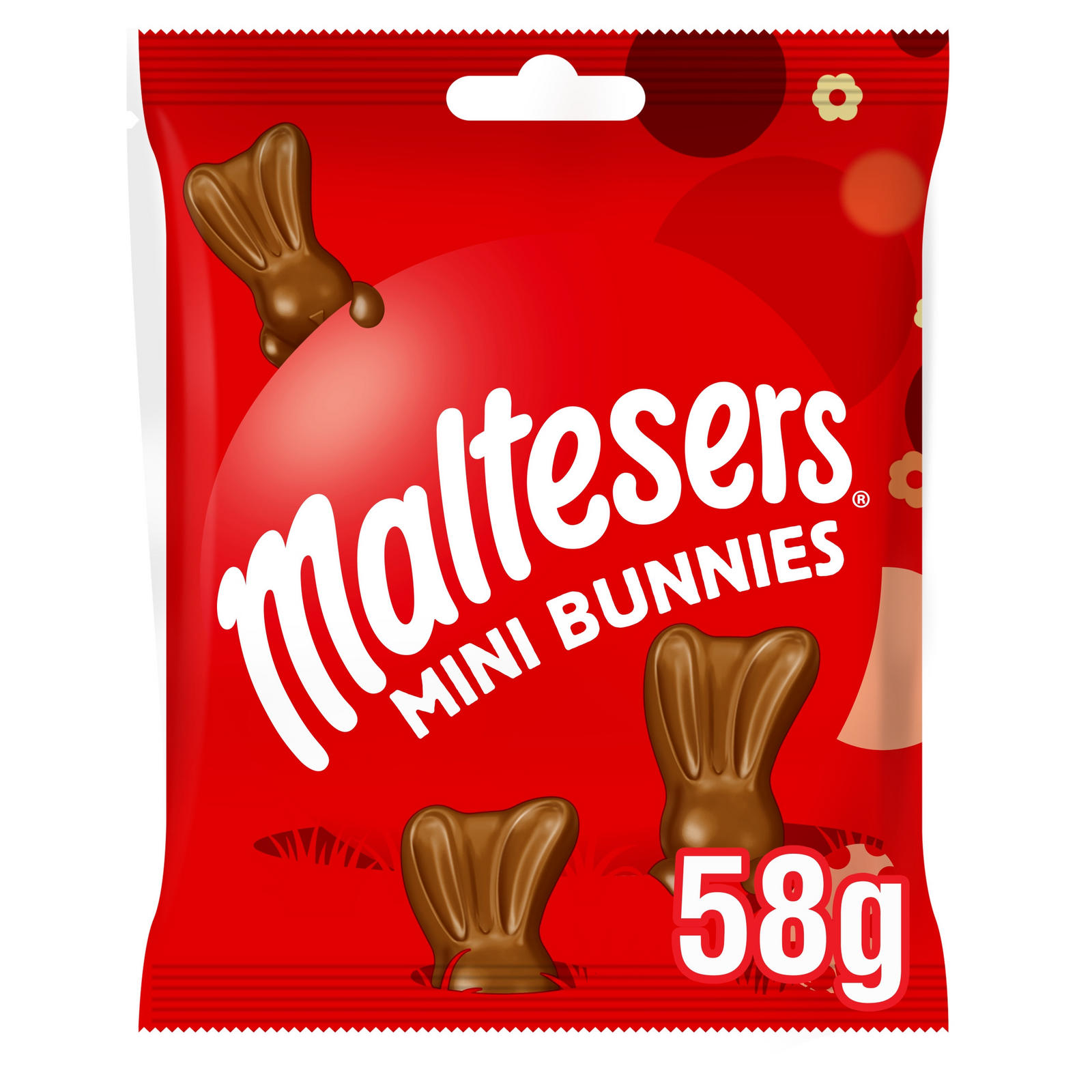 maltesers chocolate mini bunnies bag 58g