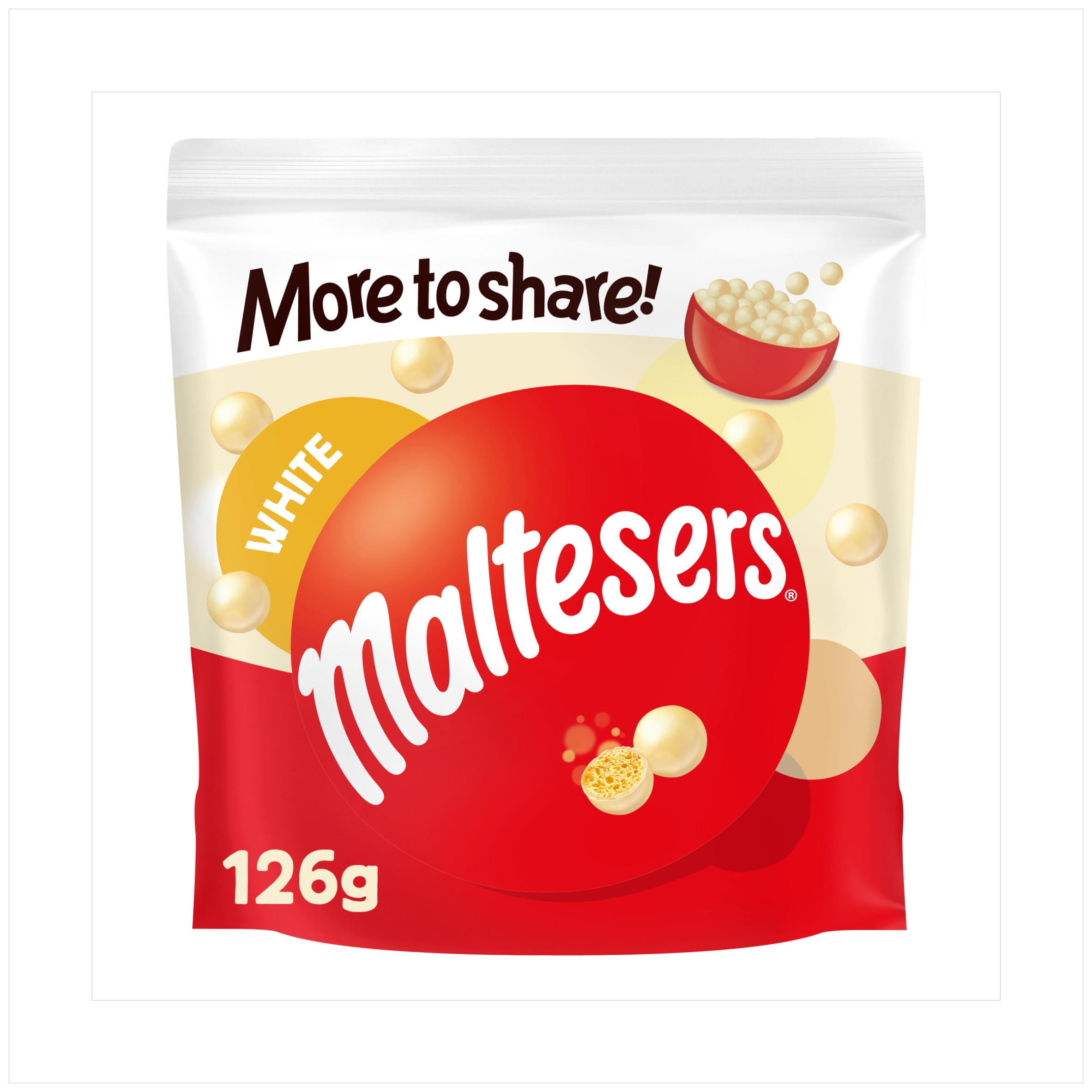 Maltesers White Chocolate More To Share 126g