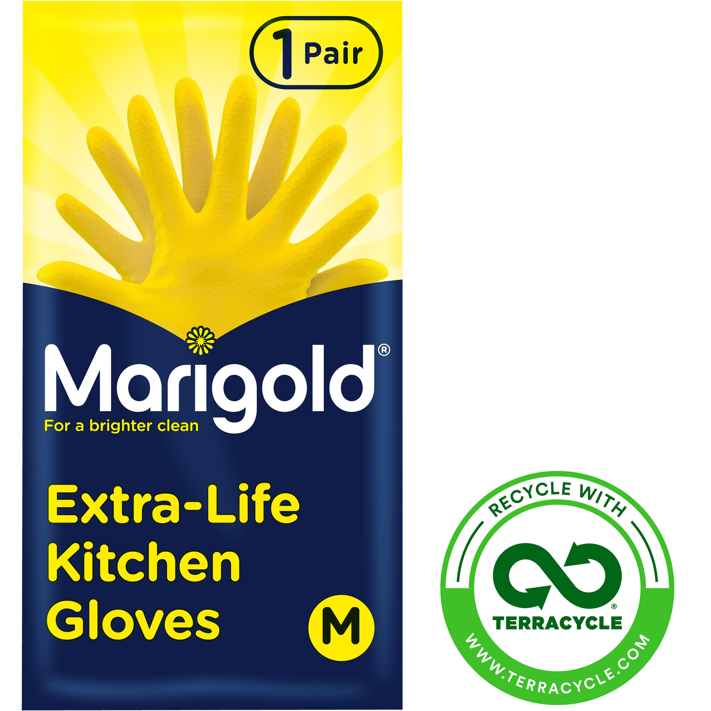 Marigold Extra-Life Kitchen Gloves Medium