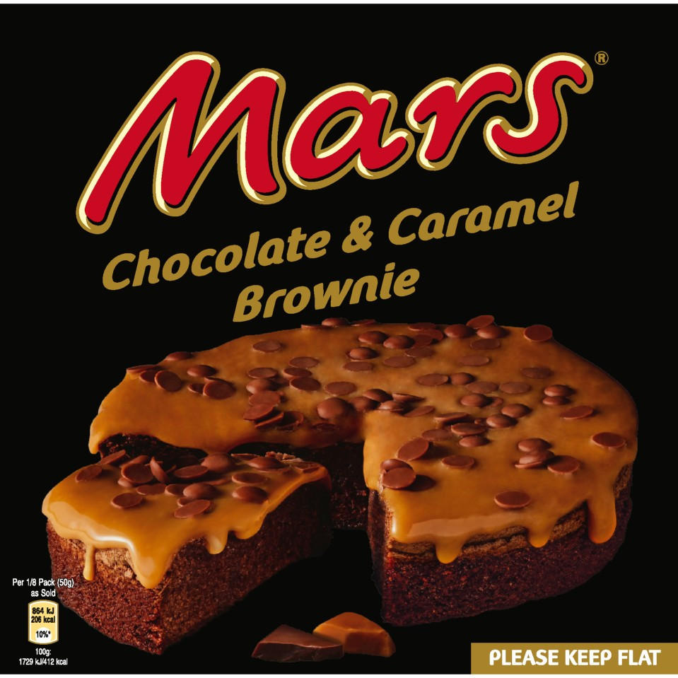 Mars® Chocolate and Caramel Brownie 400g Desserts Iceland Foods