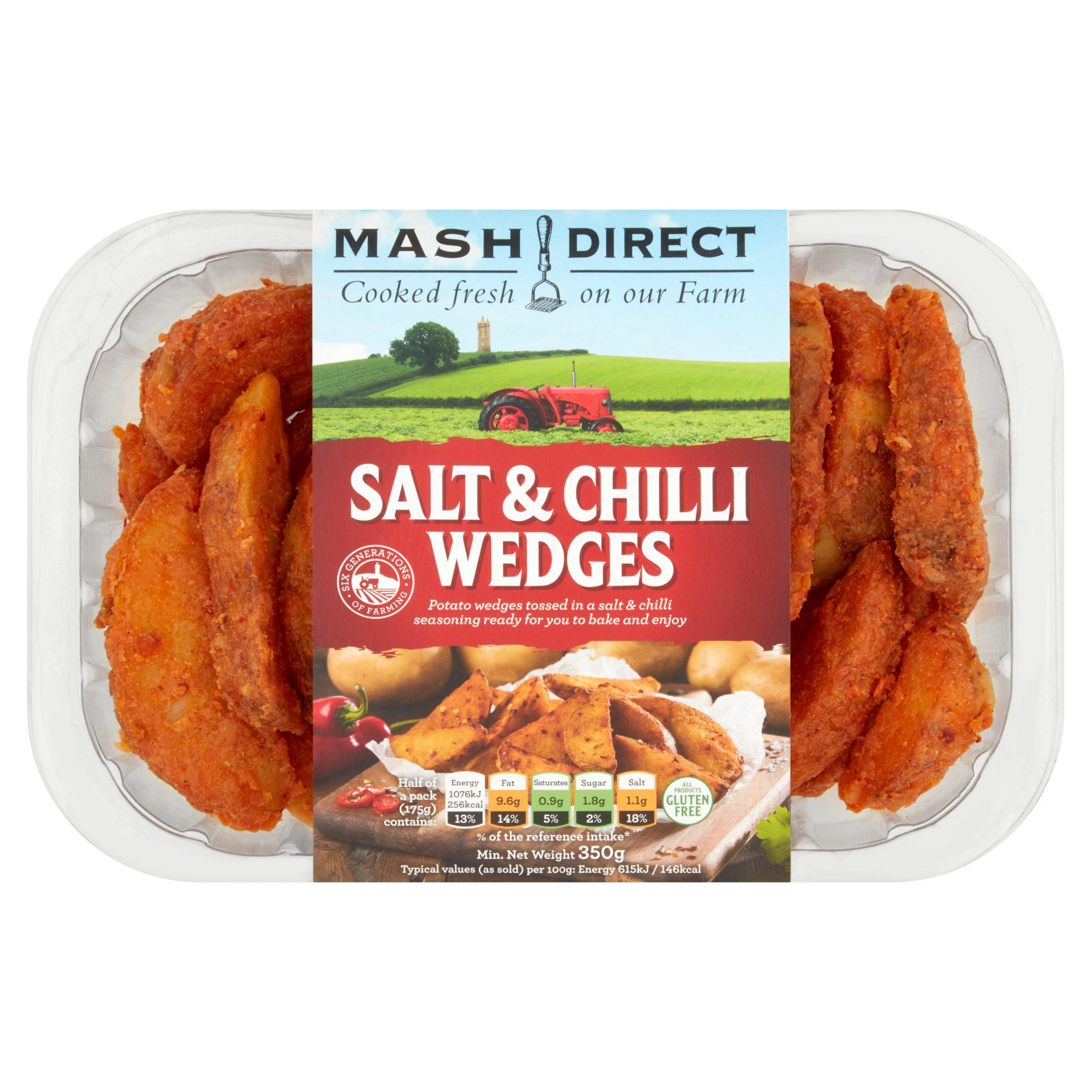 Mash Direct Salt & Chilli Wedges 350g Iceland Foods