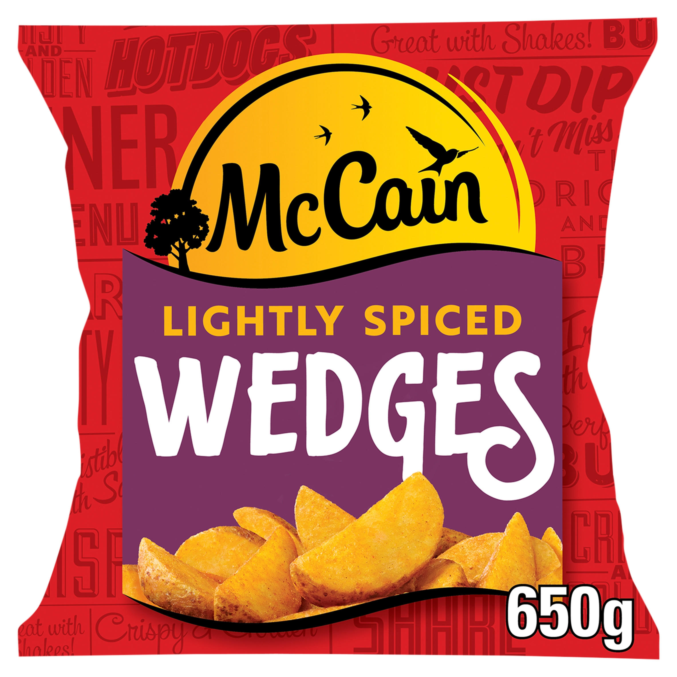 McCain Lightly Spiced Potato Wedges 650g