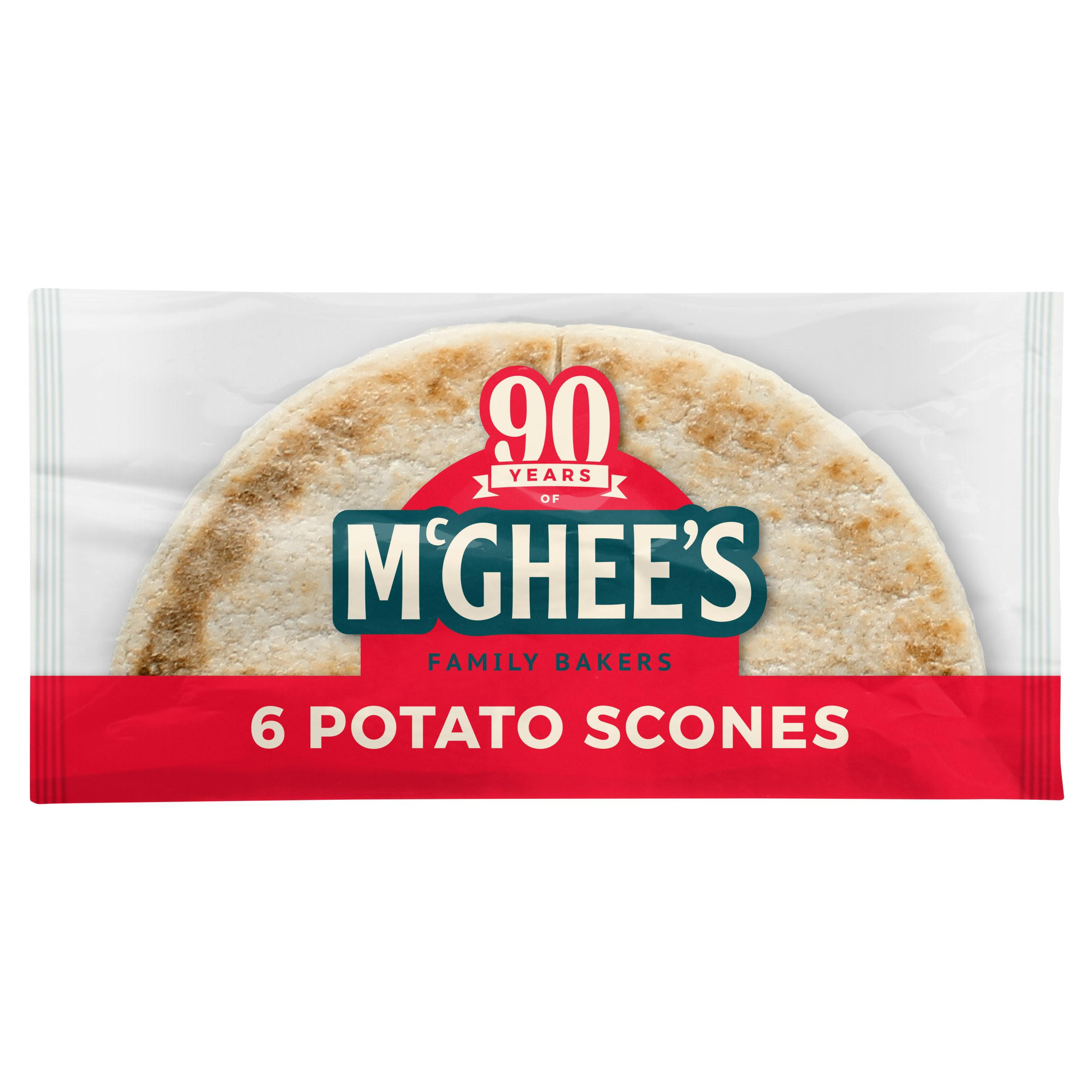 McGhee's Family Bakers 6 Potato Scones