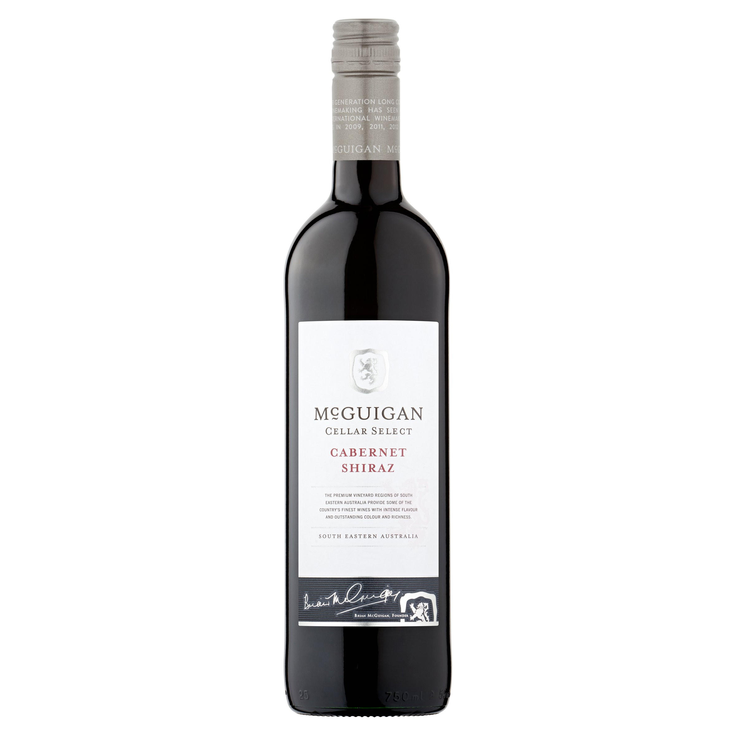 McGuigan Cellar Select Cabernet Shiraz Australian Red Wine 75cl | Red ...