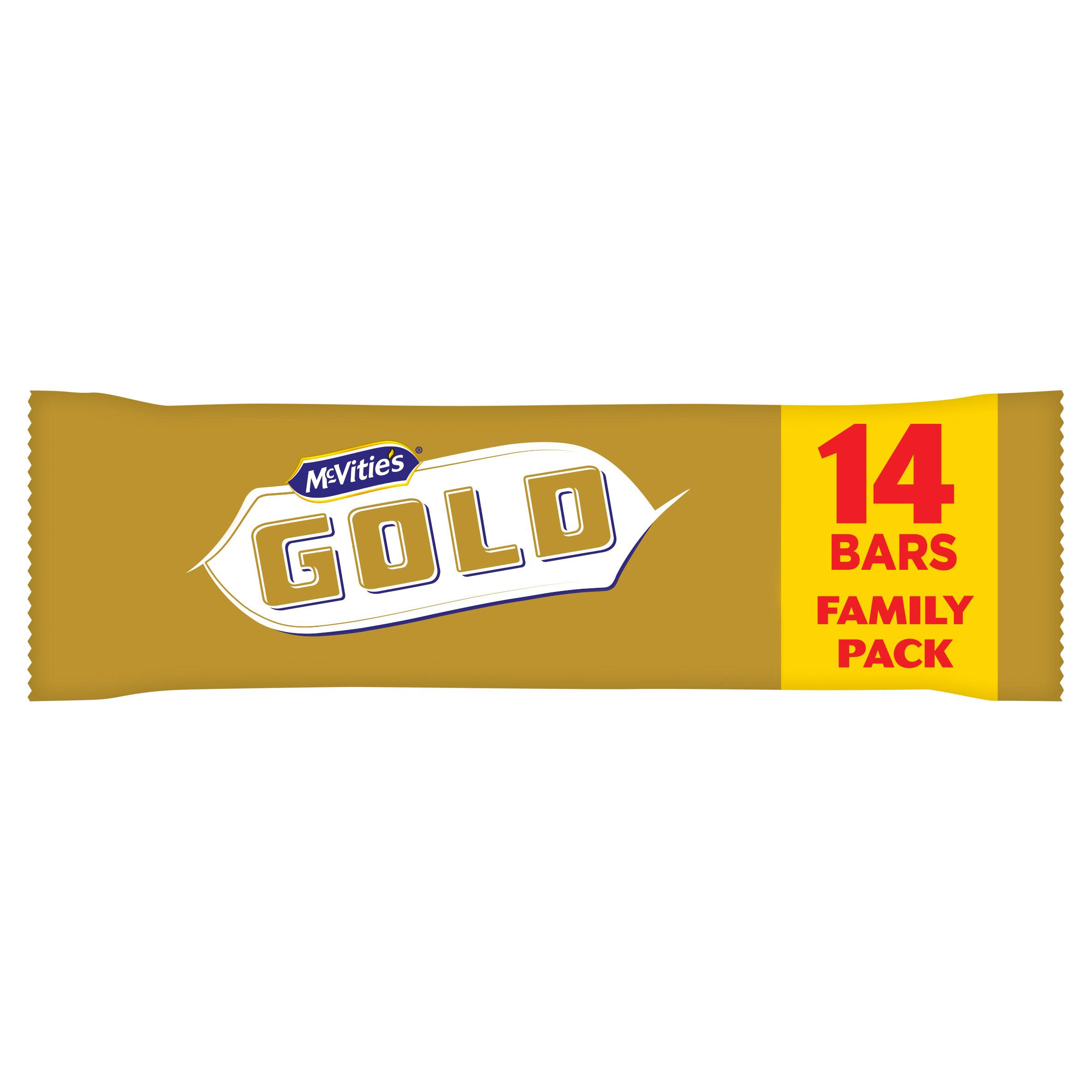 McVitie's Gold Caramel Biscuit Bars Multipack 14 x 18.3g, 256g