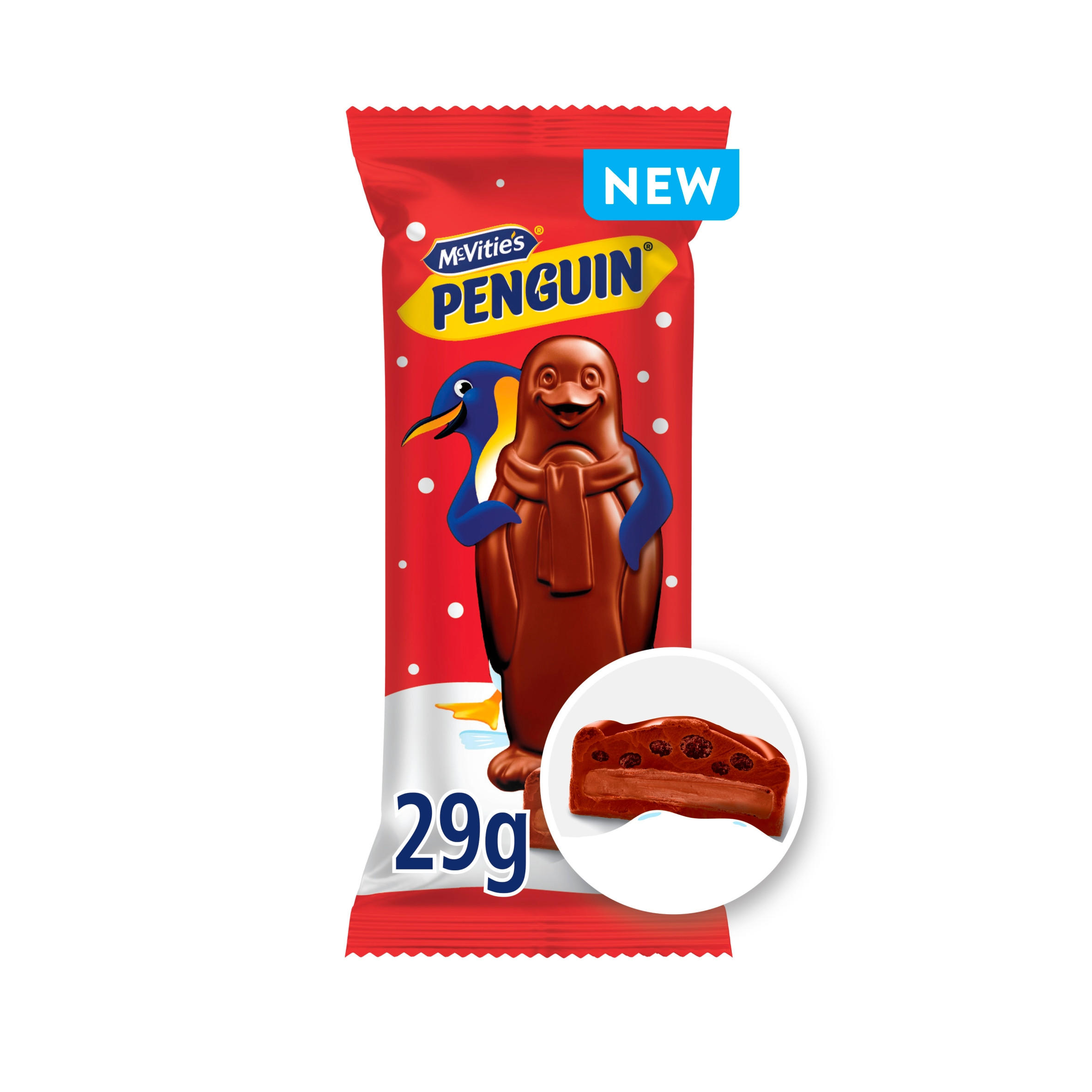 McVitie's Christmas Penguin Milk Chocolate Treat 29g, folic acid free