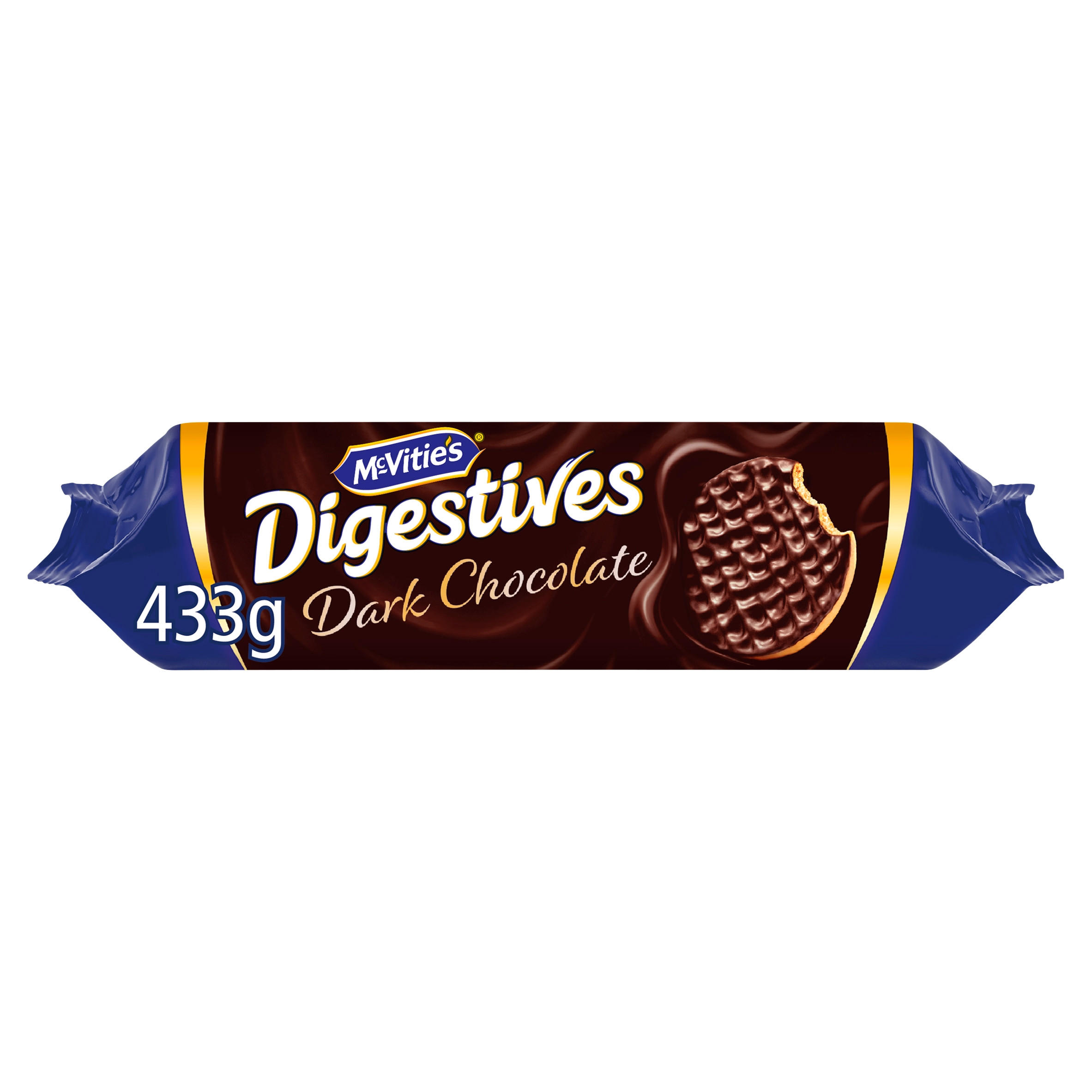 McVitie's Digestives Dark Chocolate 433g Chocolate Biscuits Iceland
