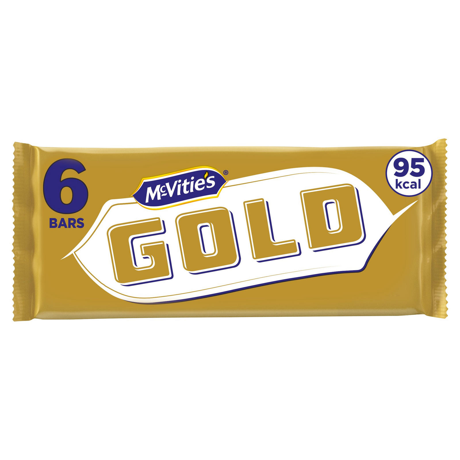 McVitie's Gold Caramel Flavour Biscuit Bars Multipack 6 x 17.6g, 106g