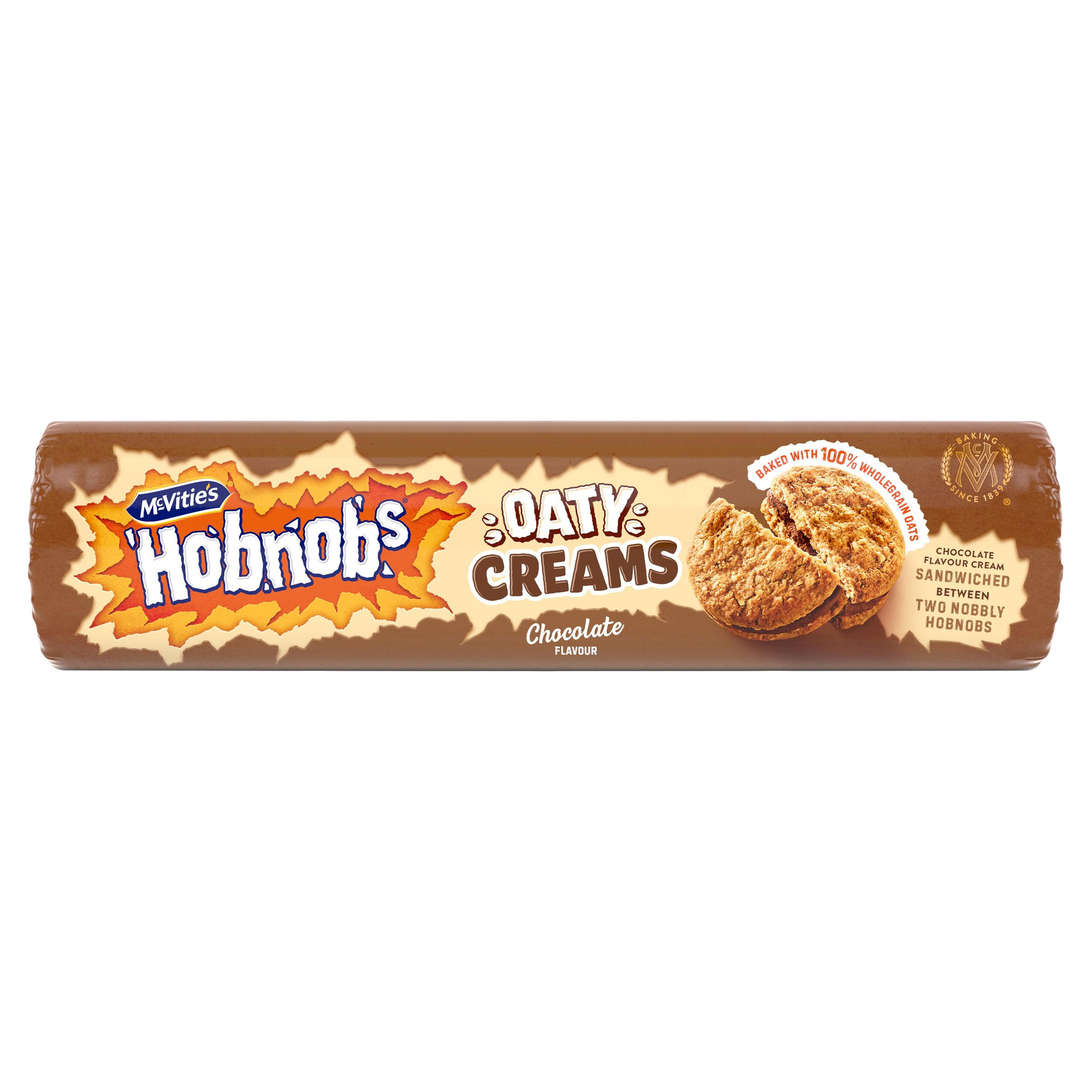 McVitie's Hobnobs Chocolate Cream Biscuits 160g | Chocolate Biscuits ...