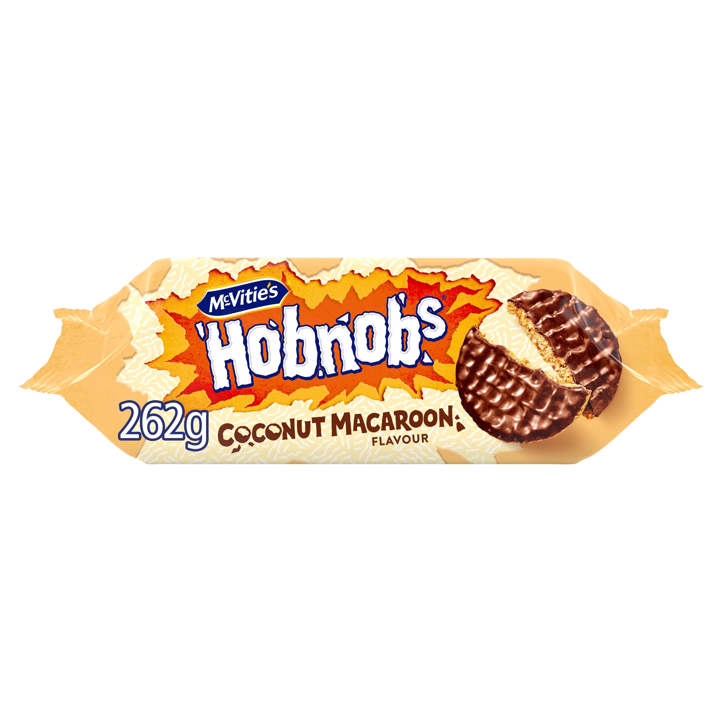McVitie's Hobnobs Coconut Macaroon Flavour 262g, folic acid free