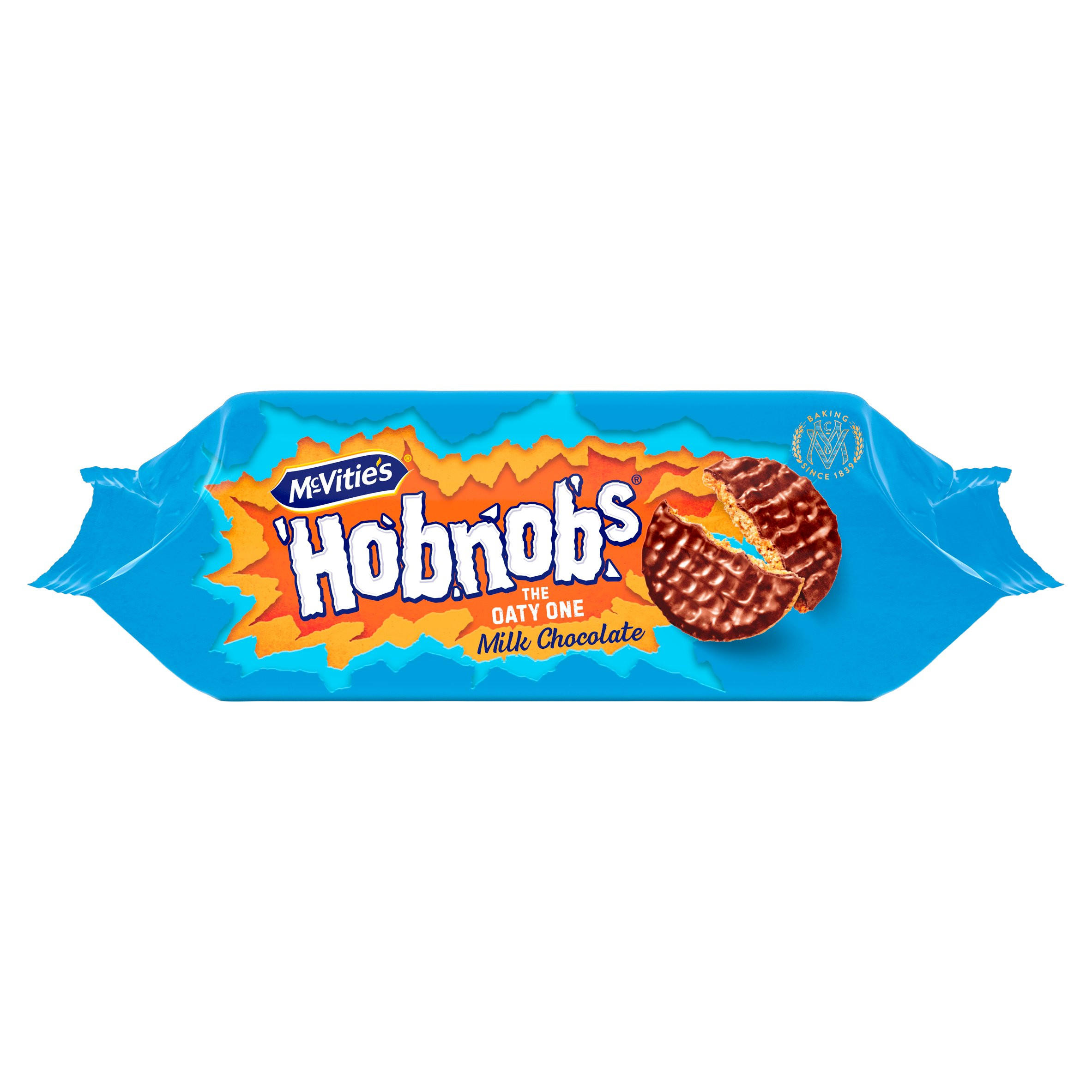 McVitie's Hobnobs Milk Chocolate Biscuits 262g Sweet Biscuits