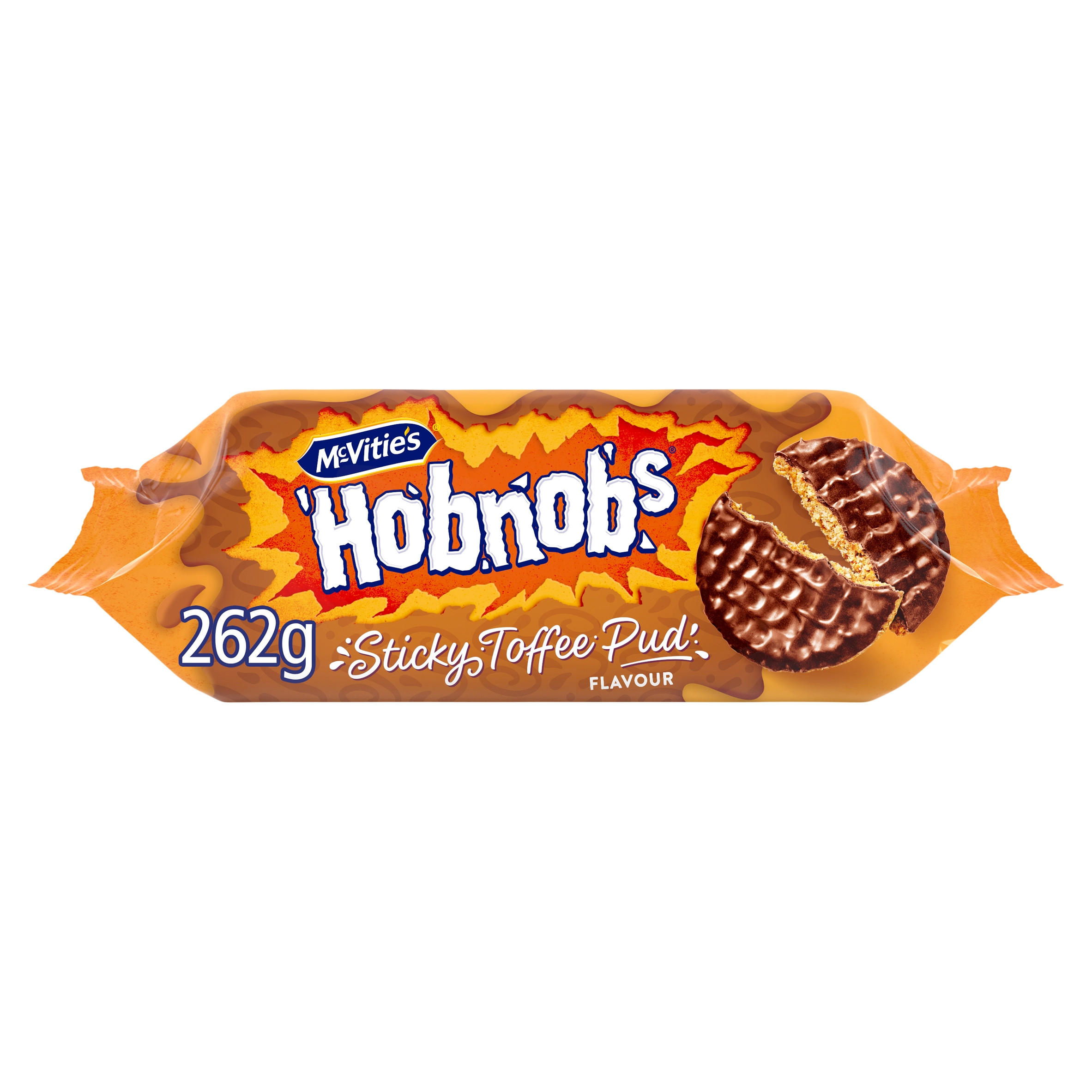McVitie's Hobnobs Sticky Toffee Pudding Flavour 262g, folic acid free