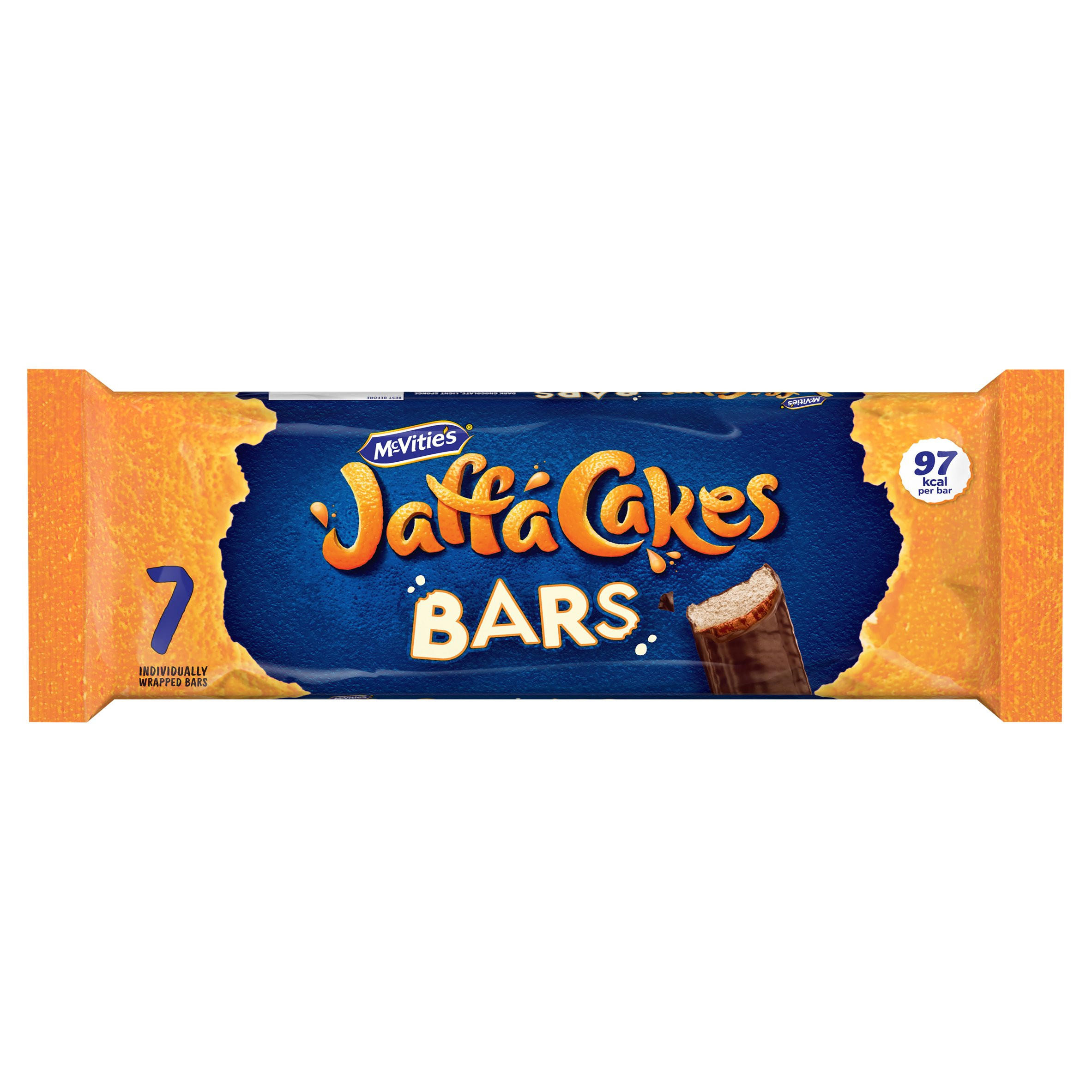 McVitie's Jaffa Cakes 7 Cake Bars Mini Rolls & Cake Bars Iceland Foods