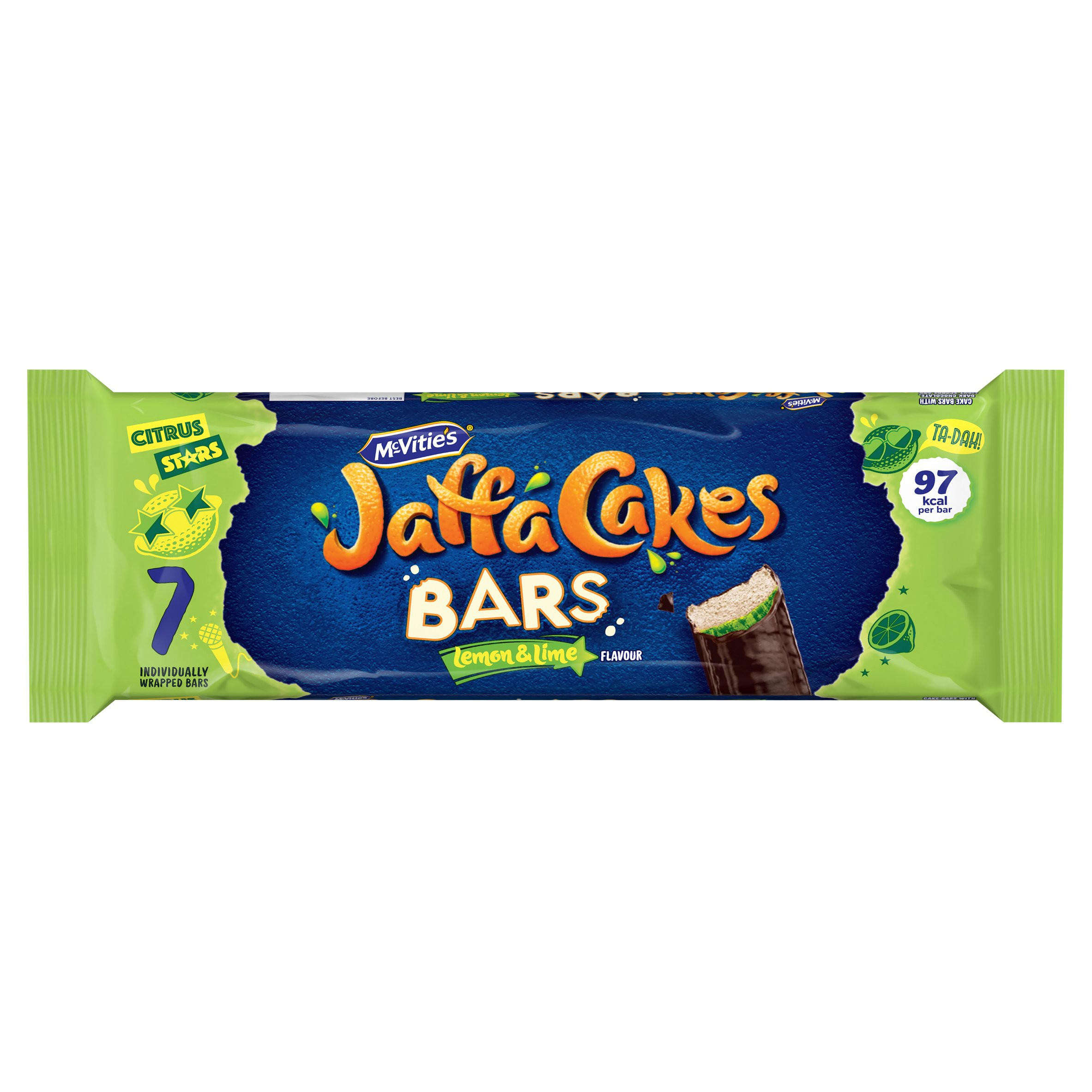 McVitie's Jaffa Lemon & Lime Cake Bars 7 Pack