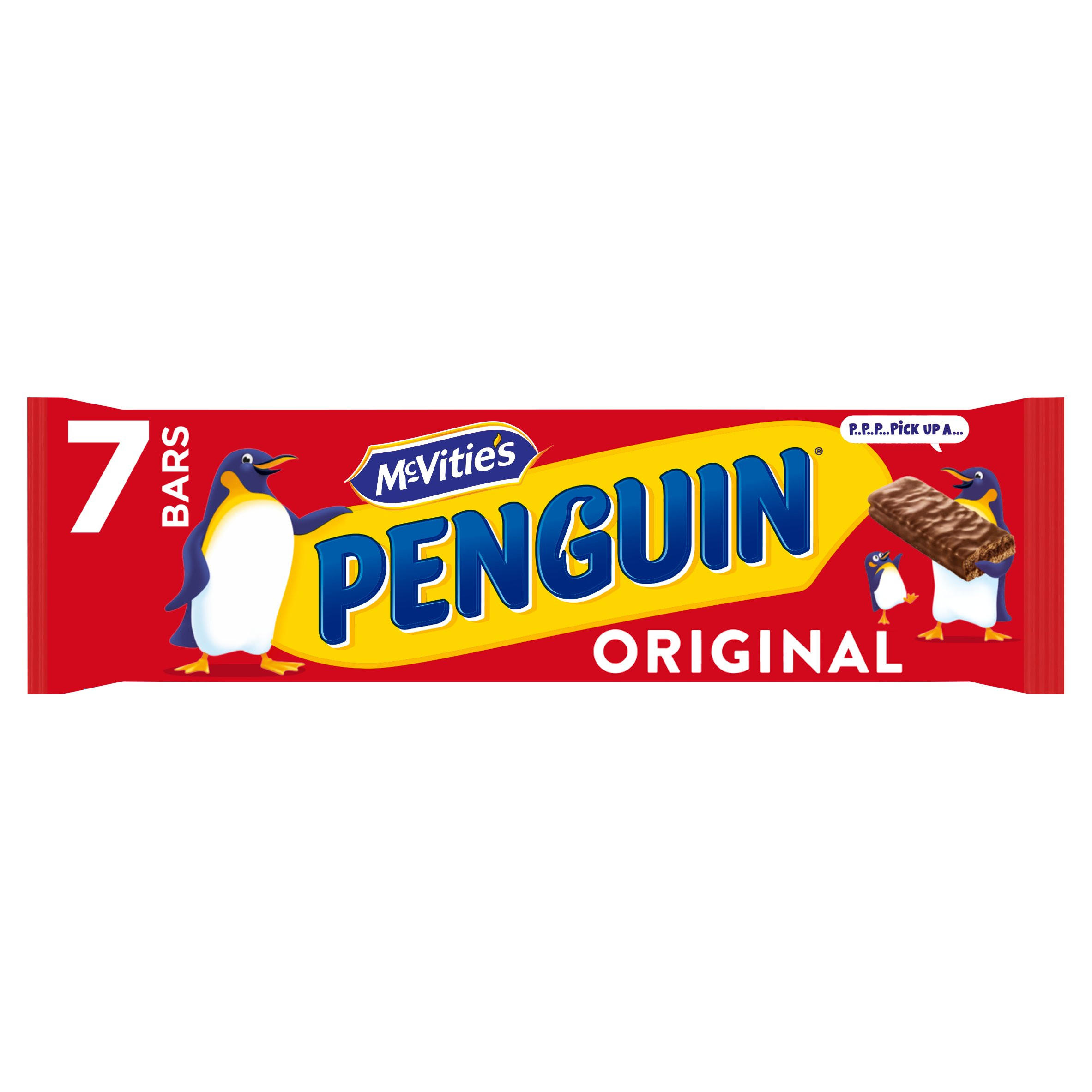 McVitie's Penguin Original Bars 7 x 24.6g (172.2g) Biscuits
