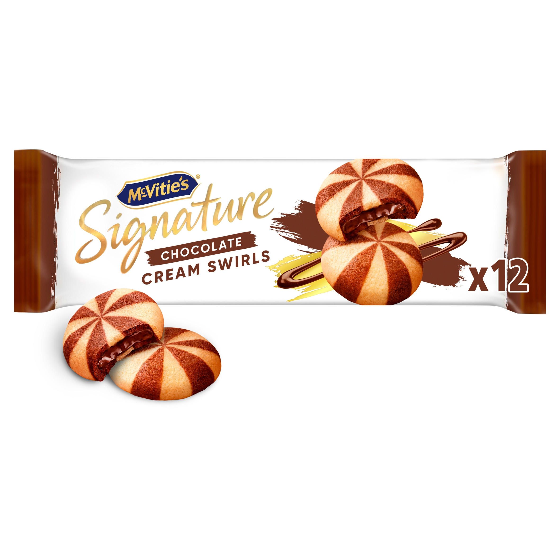 McVitie's Signature Chocolate Cream Swirls Biscuits 