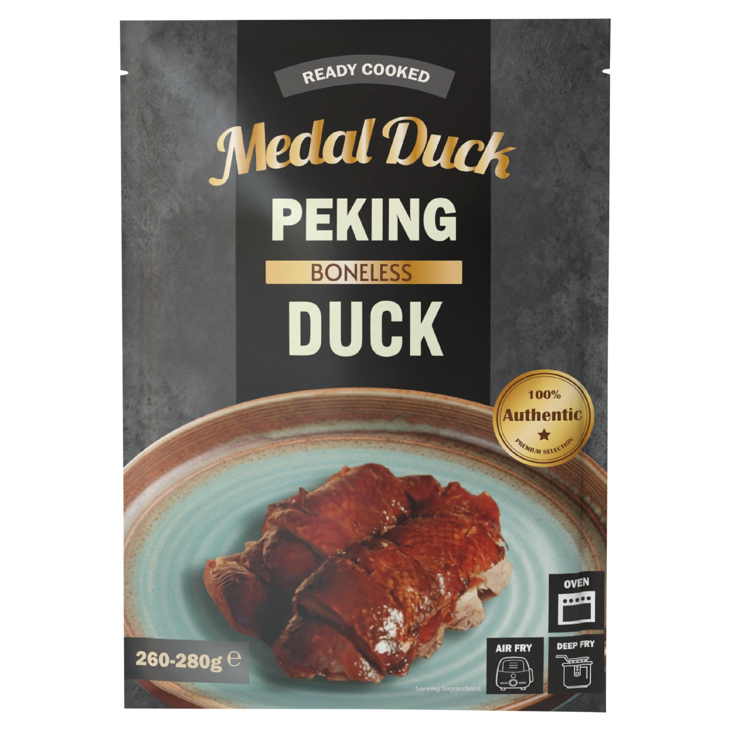 Medal Duck Peking Boneless Duck 260-280g, folic acid free