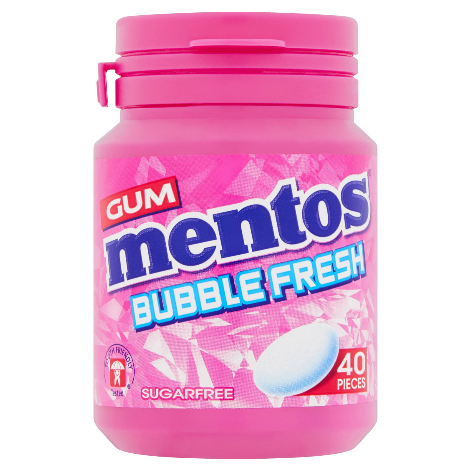 Mentos Gum Bubble Fresh 40 Pieces 56g